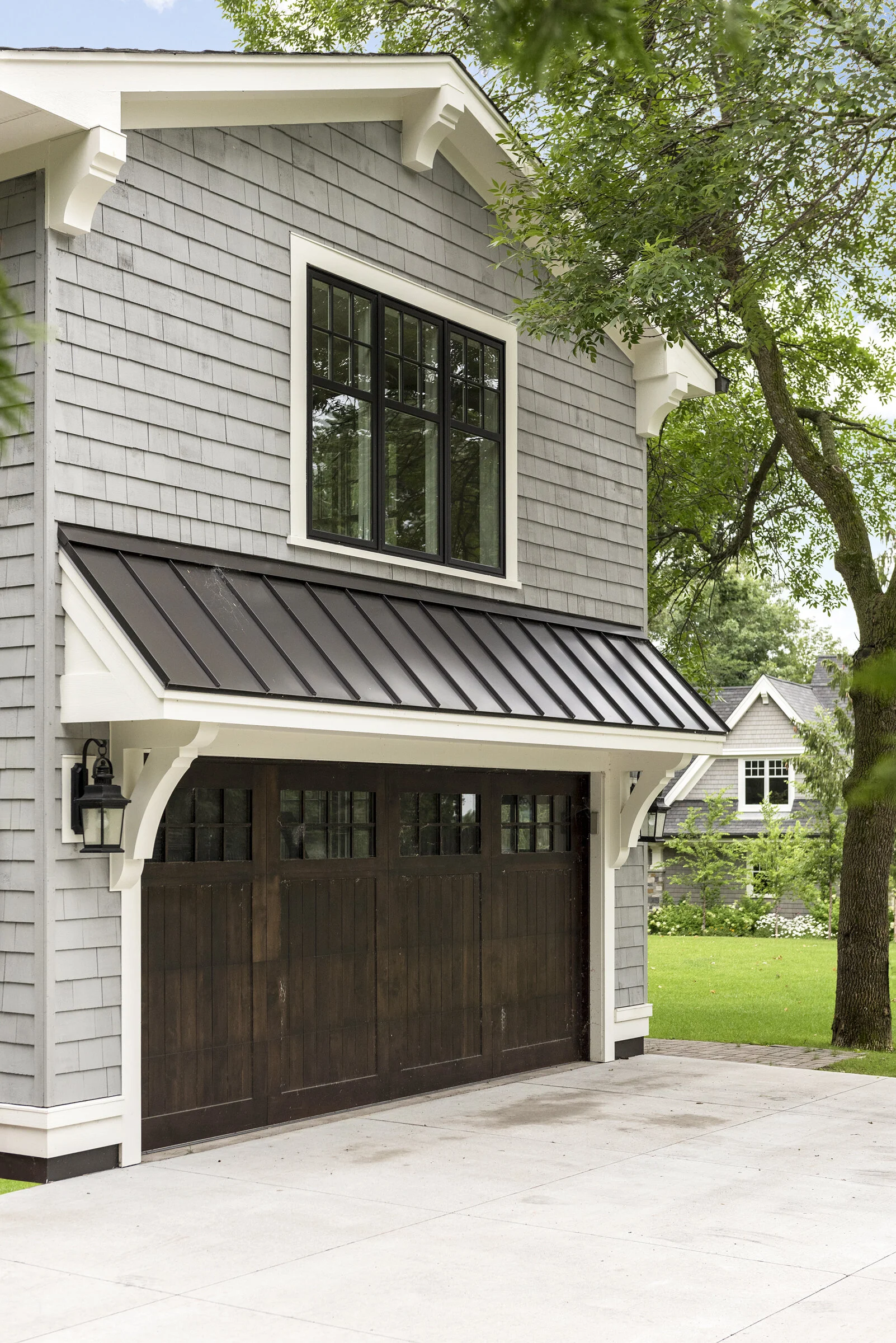 Garage Exterior Transformation Halstead's Bay on Lake