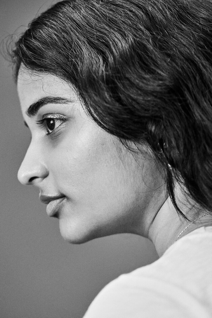 B&W Headshot of Pranjal
