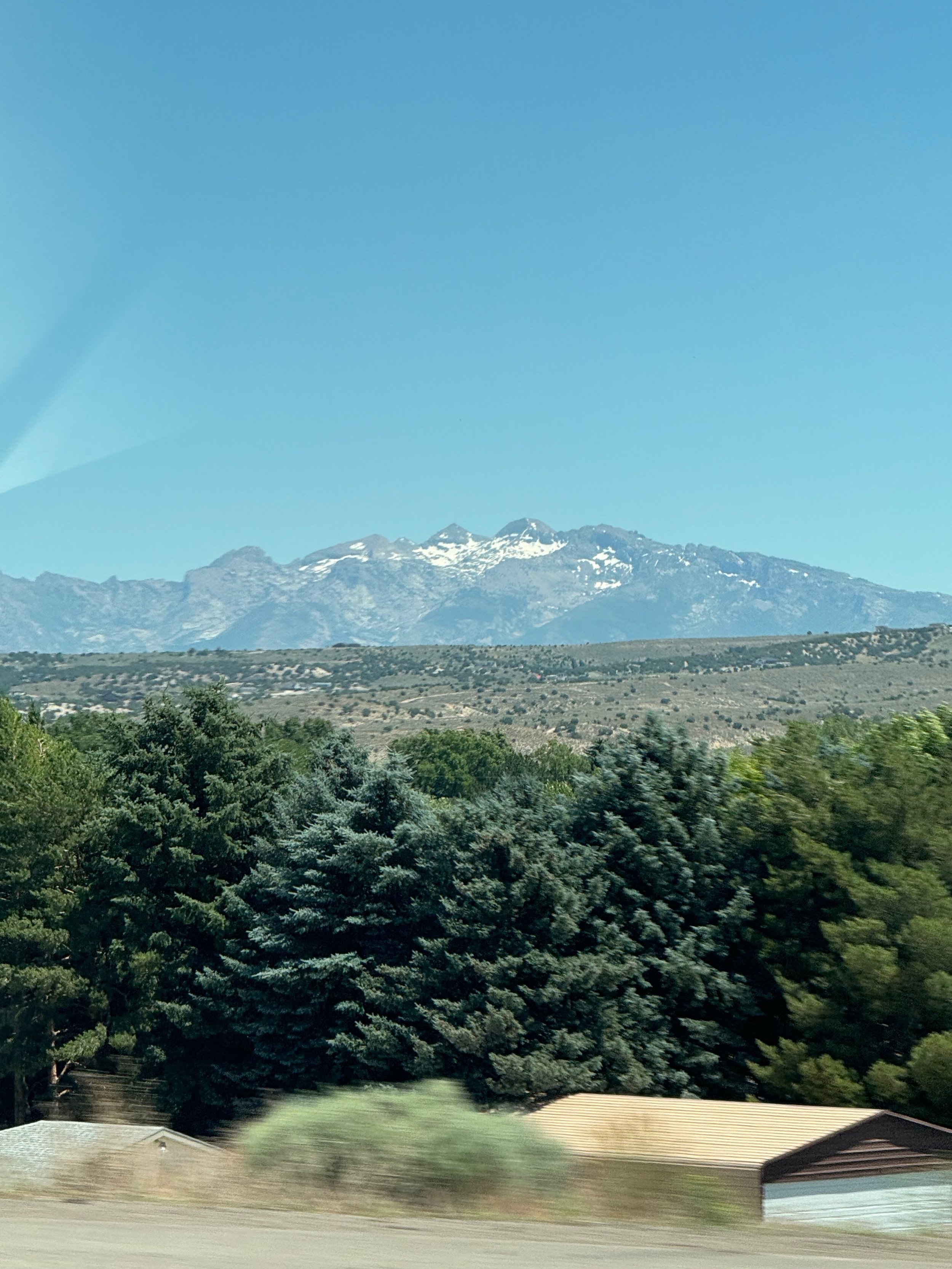 Snowcapped Mountain - Elko NV