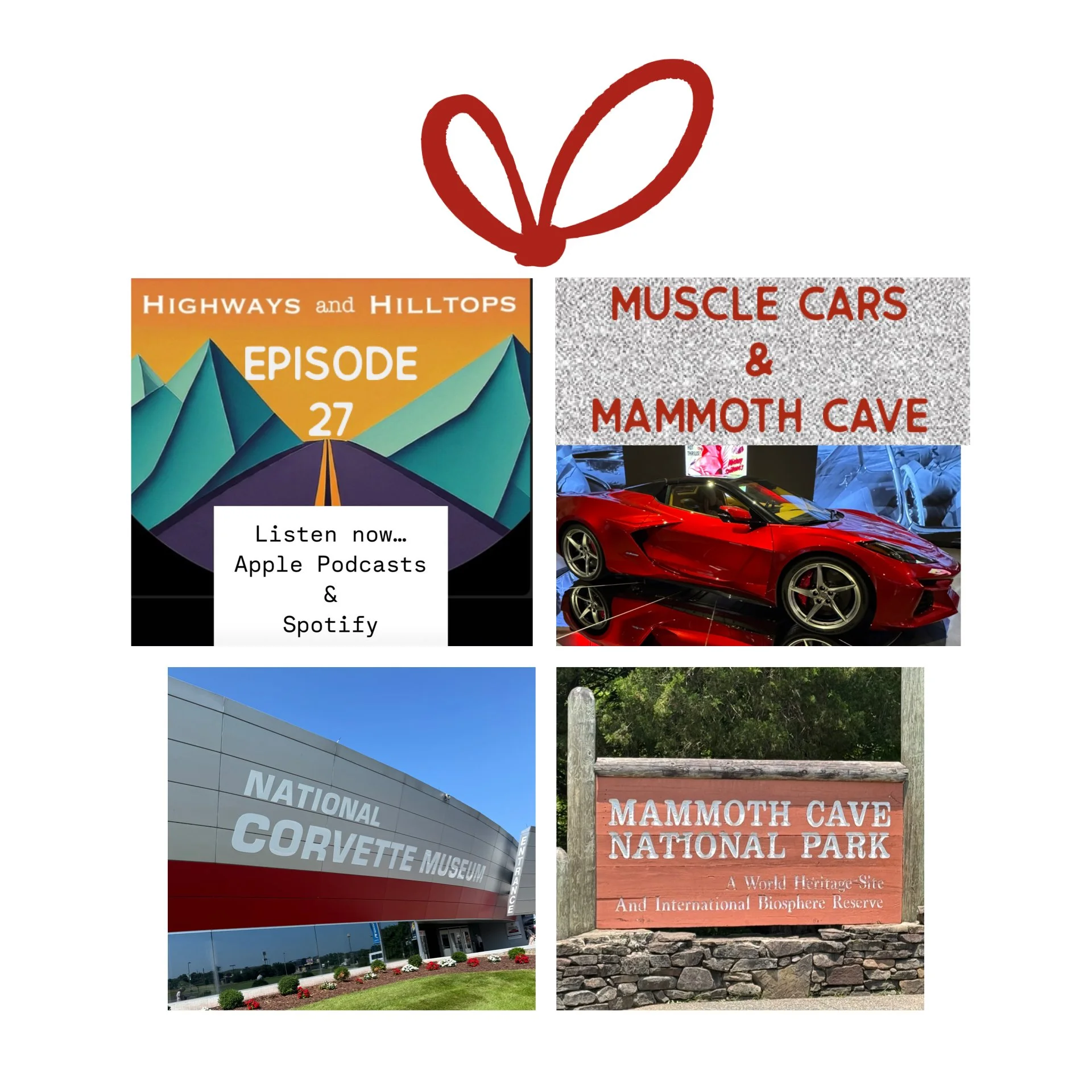 Cover Art - Highways and Hilltops Episode 27 - 2025 Summer Roadtrip Recap - Muscle Cars & Mammoth Cave