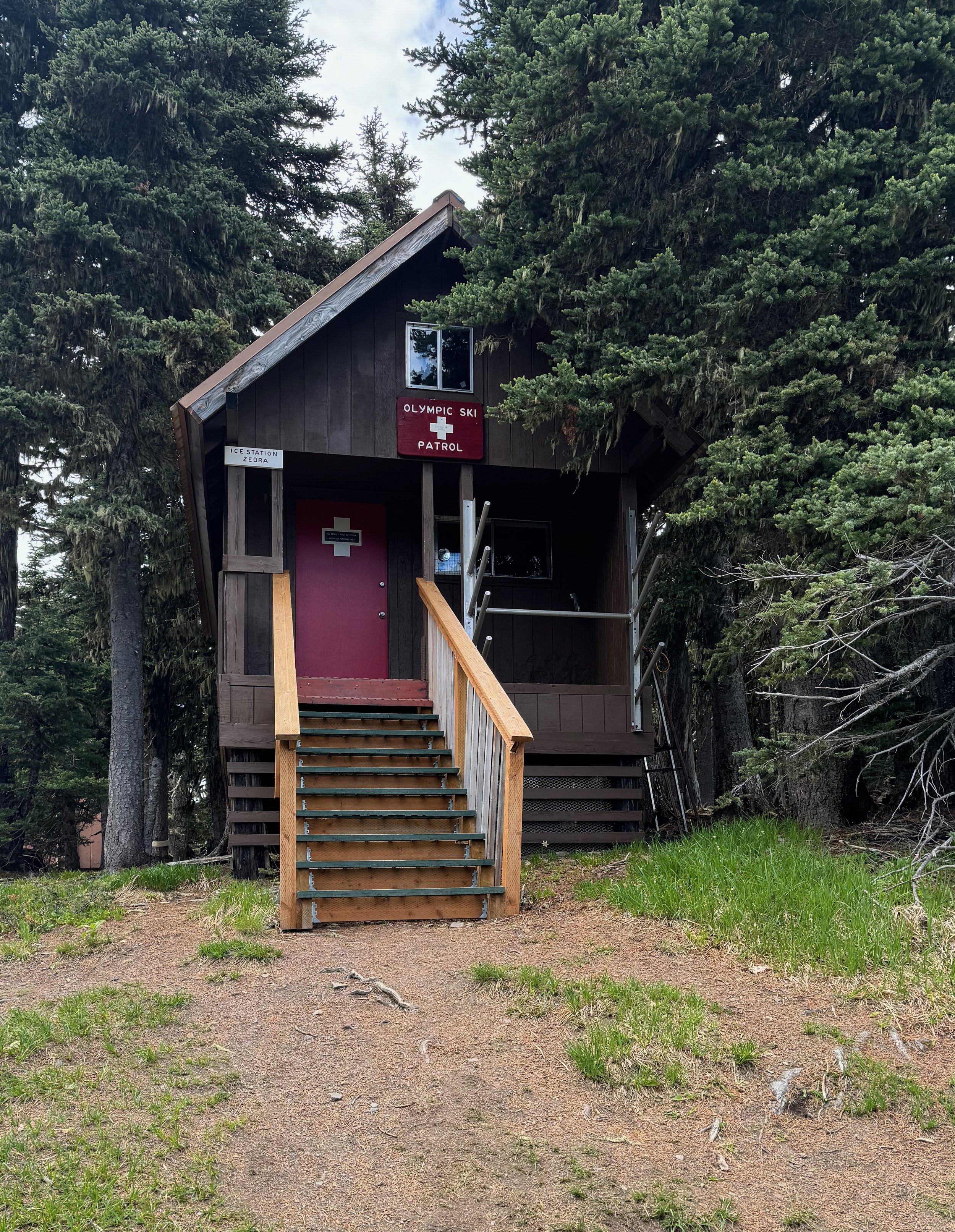Ski Patrol Cabin atop Hurricane Ridge - Olympic National Park