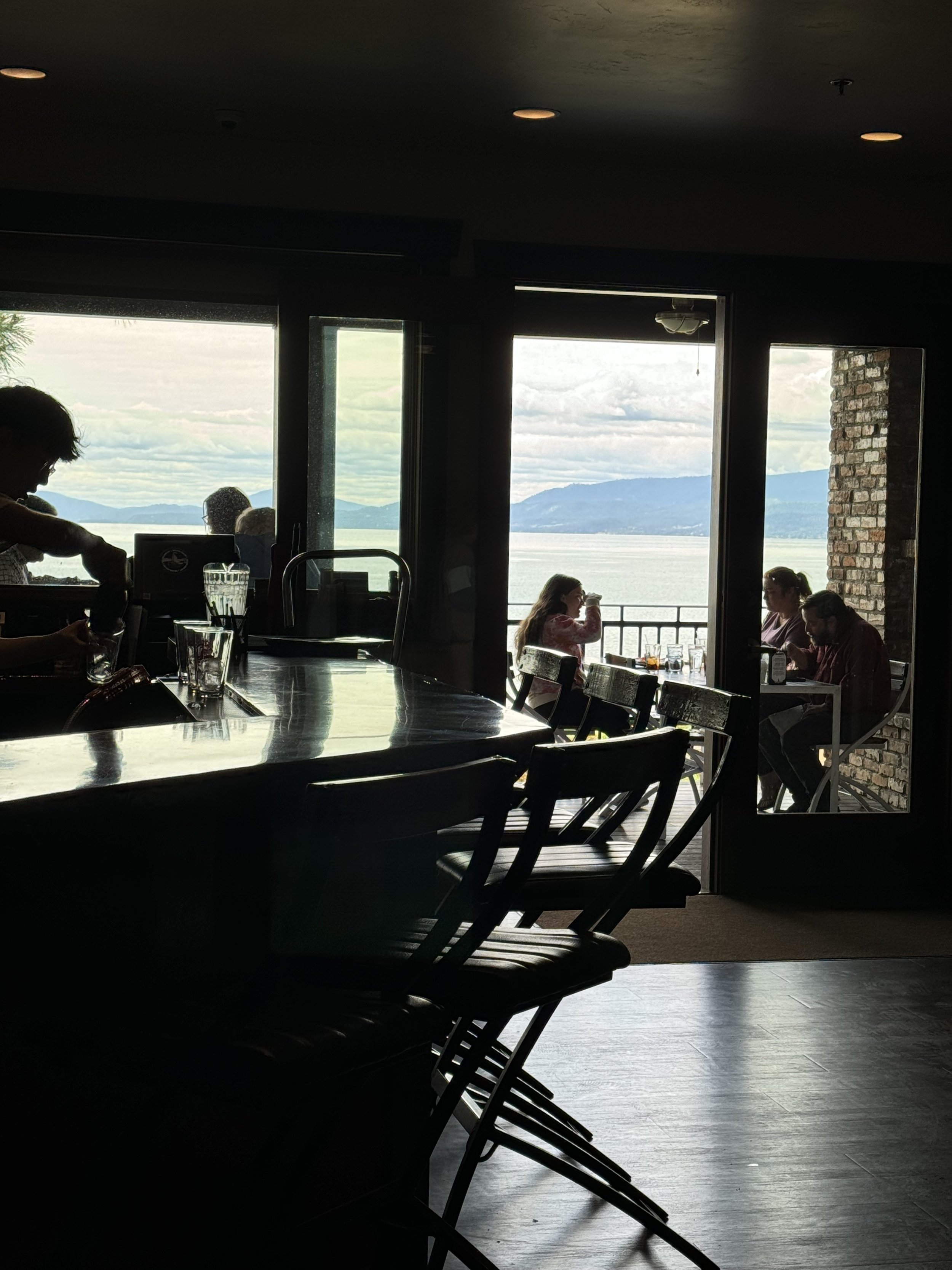 Flathead Lake Brewing Co. - Bigfork MT - Open Air Dining