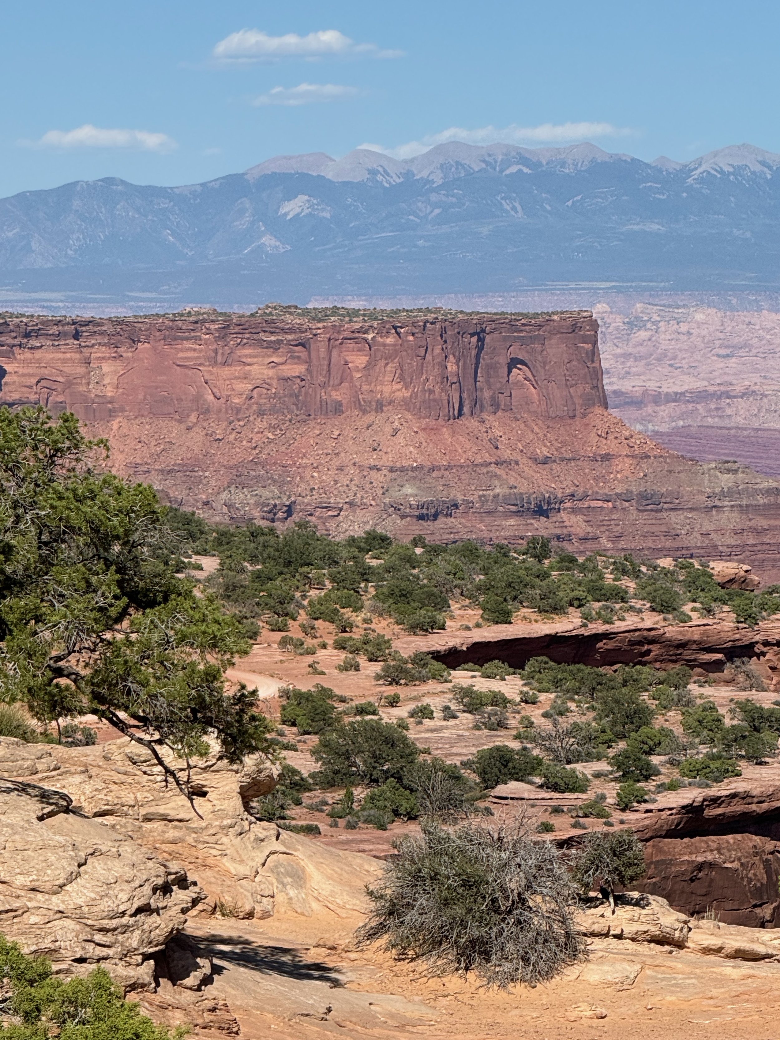 Views across from Island in the Sky Visitor Center - Canyonlands National Park - Moab UT