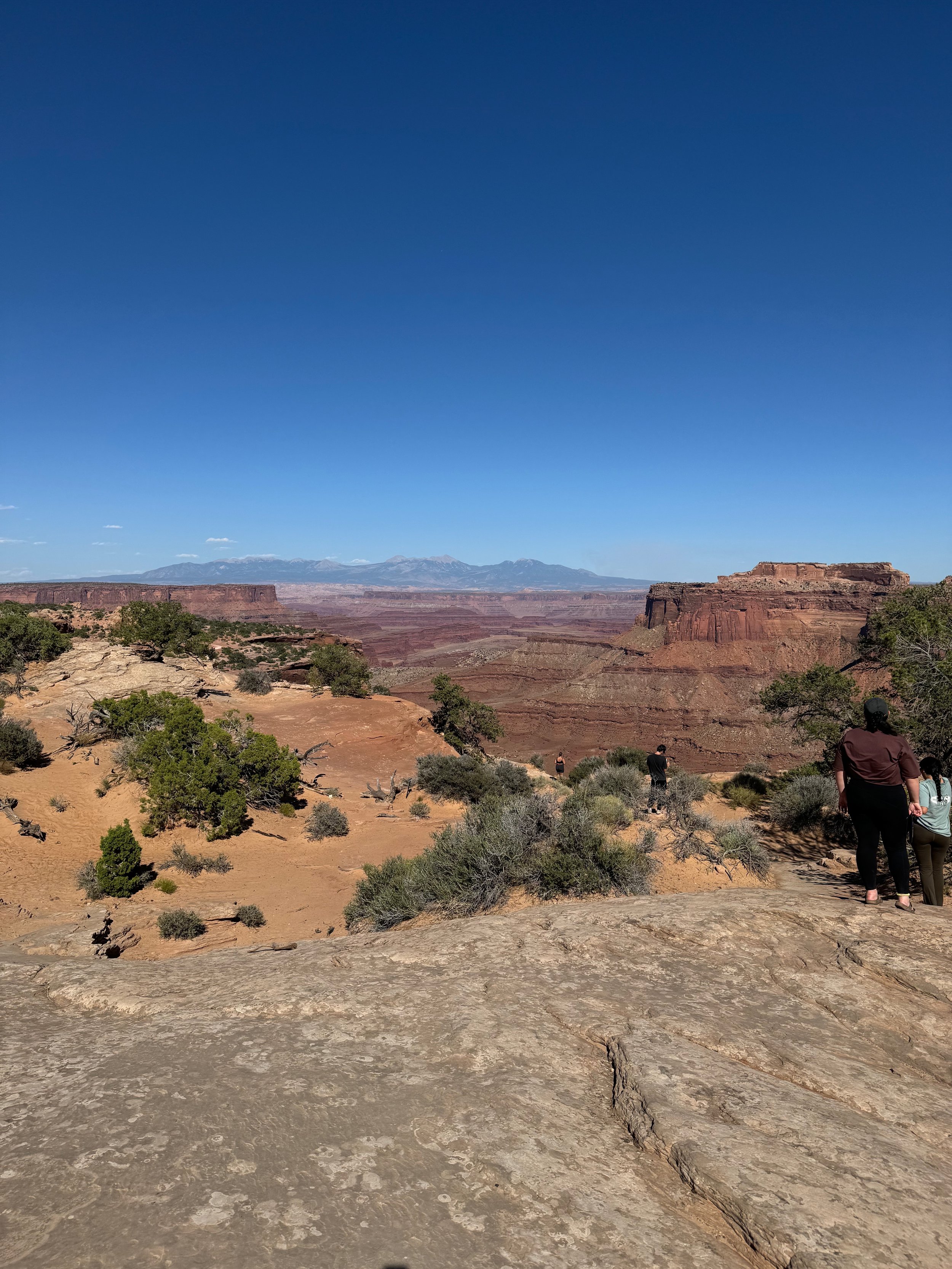 Views across from Island in the Sky Visitor Center - Canyonlands National Park - Moab UT