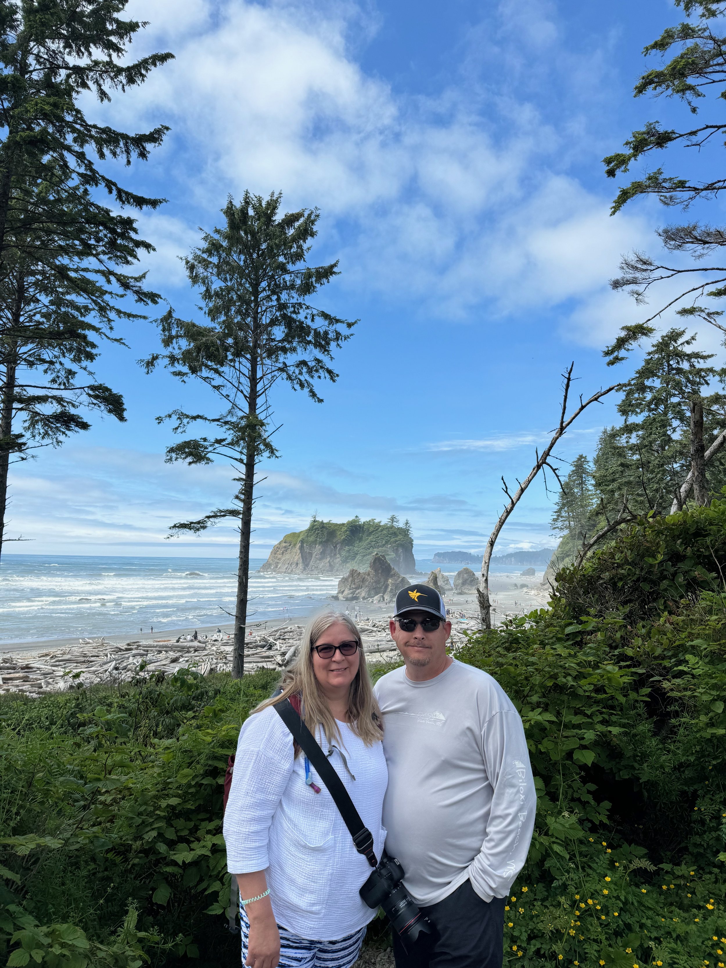 Couples Pic - Ruby Beach - Olympic National Park - Washington Coast