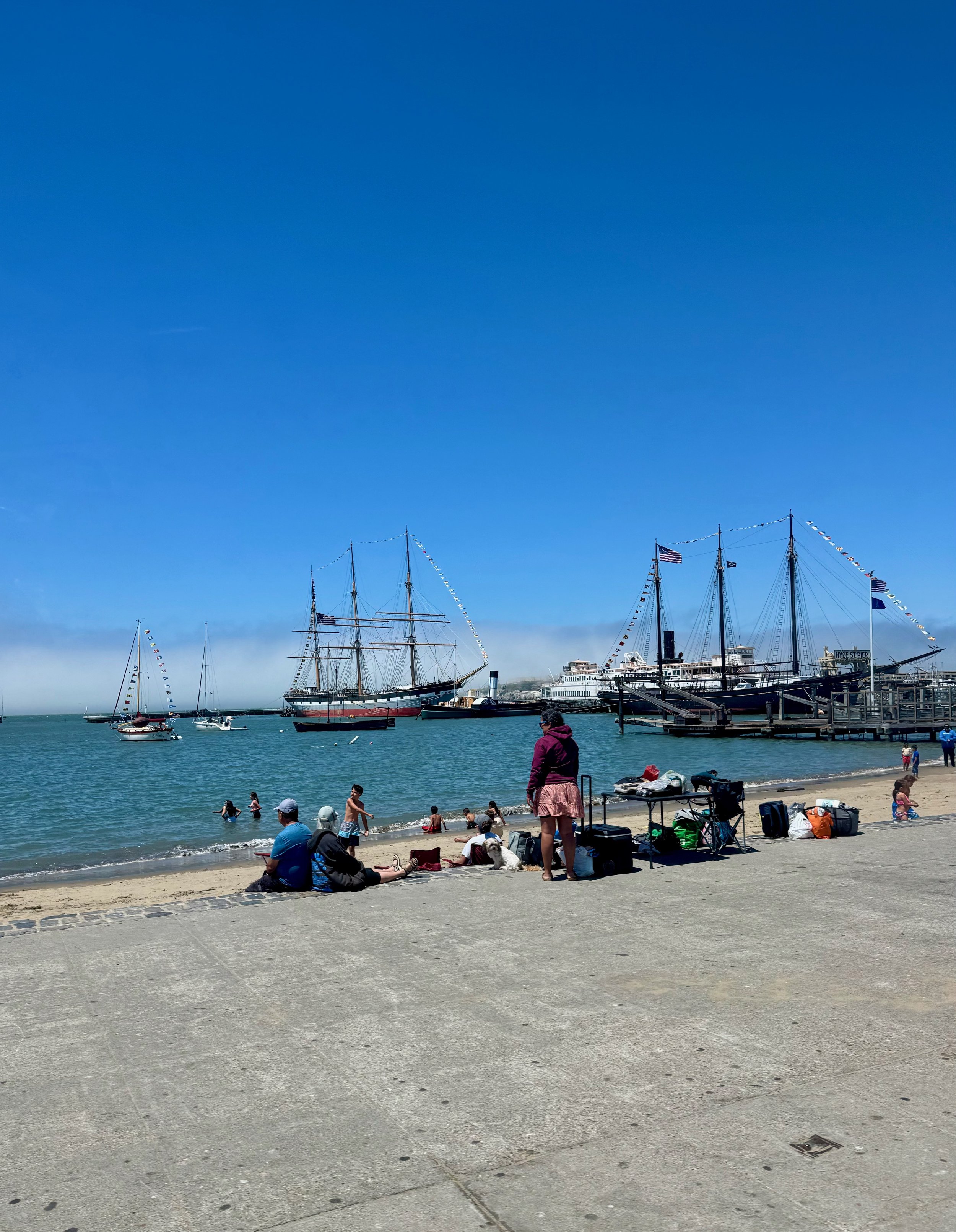 Views were cool - too bad we couldn't find parking - Fisherman's Wharf - San Francisco CA