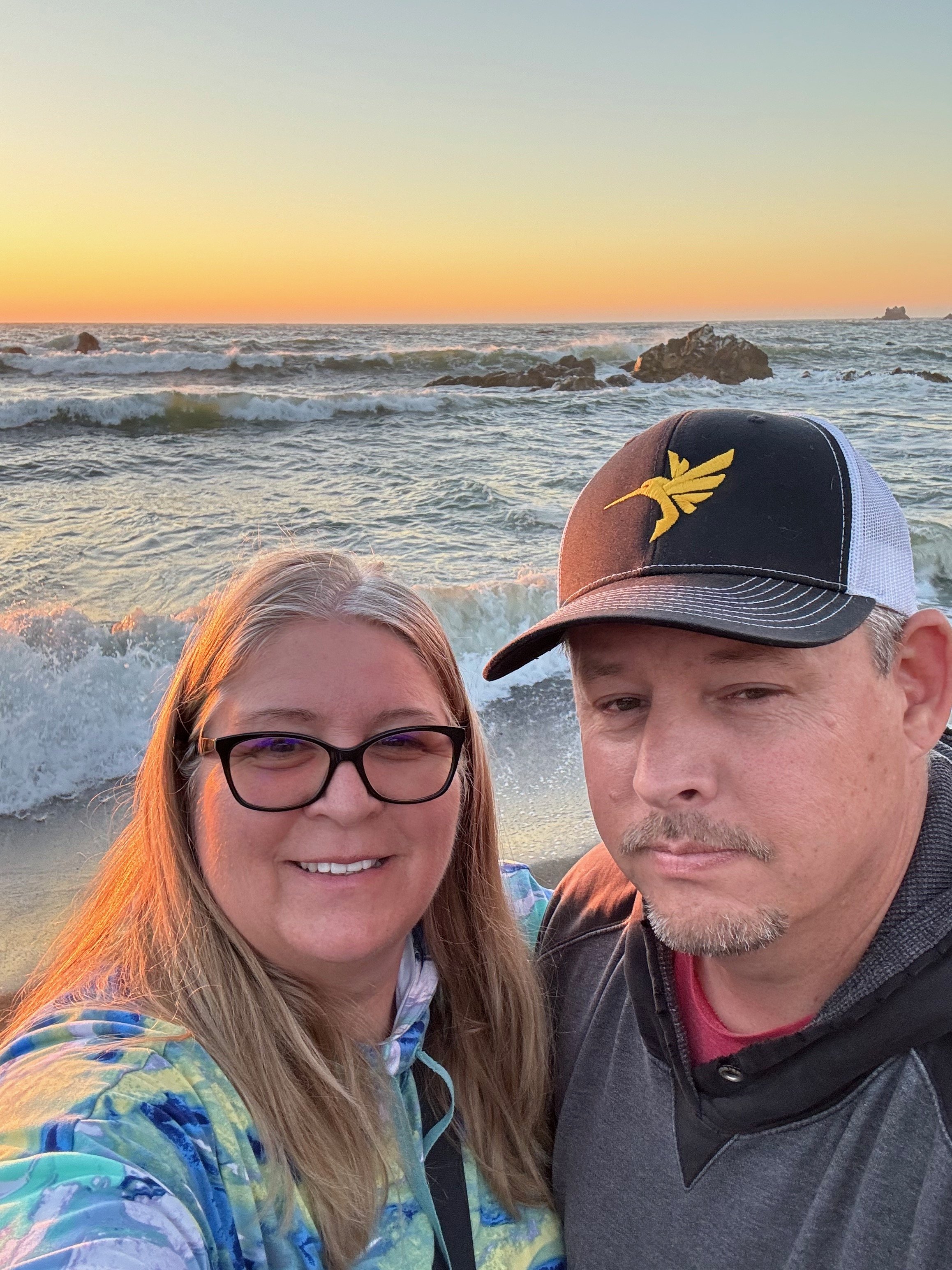 Golden Hour Selfie - Wilson Creek Beach - Klamath CA - Hwy 101 - Pacific Coast Highway