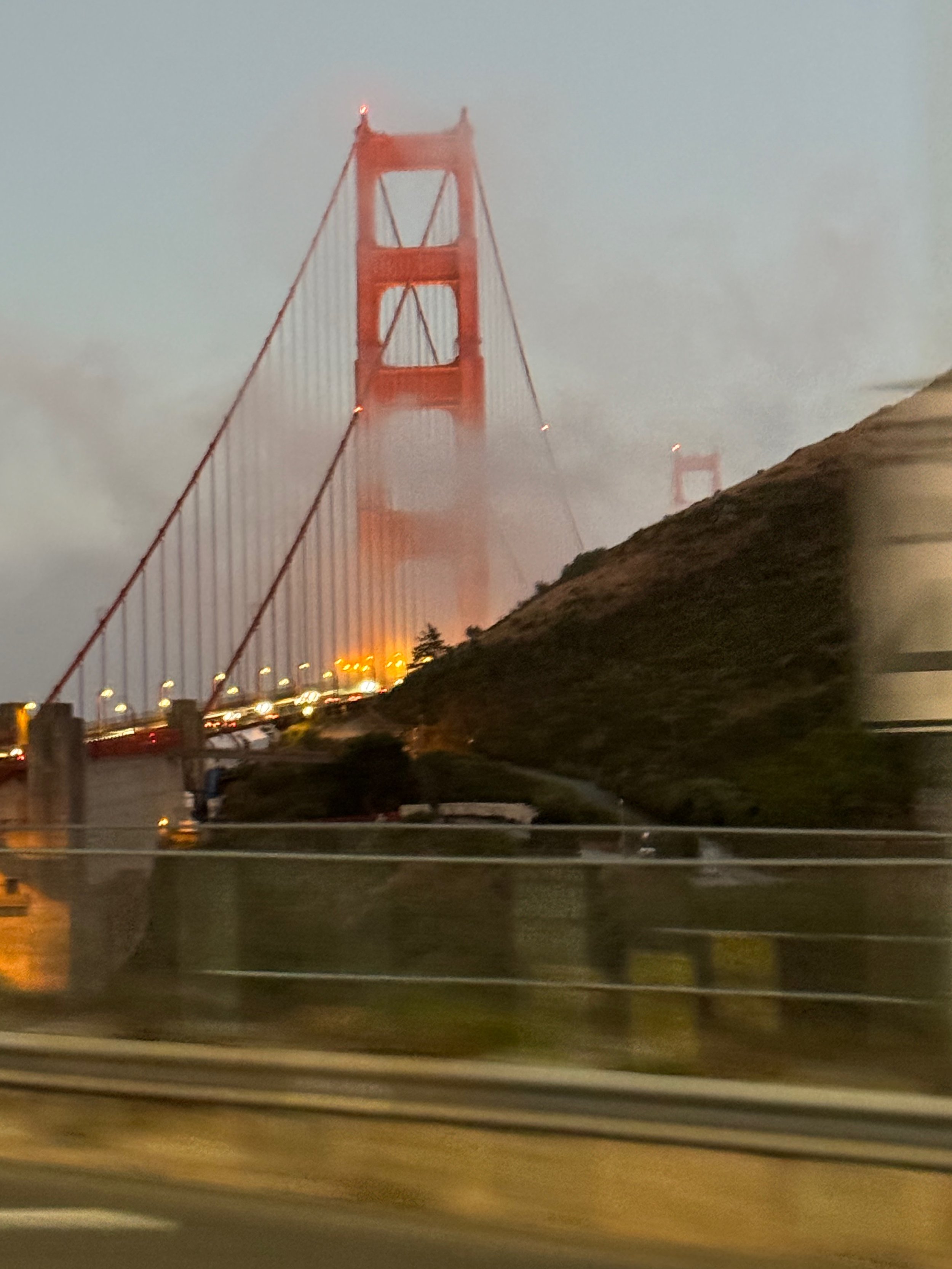 Ummm - is that fog?? Golden Gate Bridge - San Francisco CA