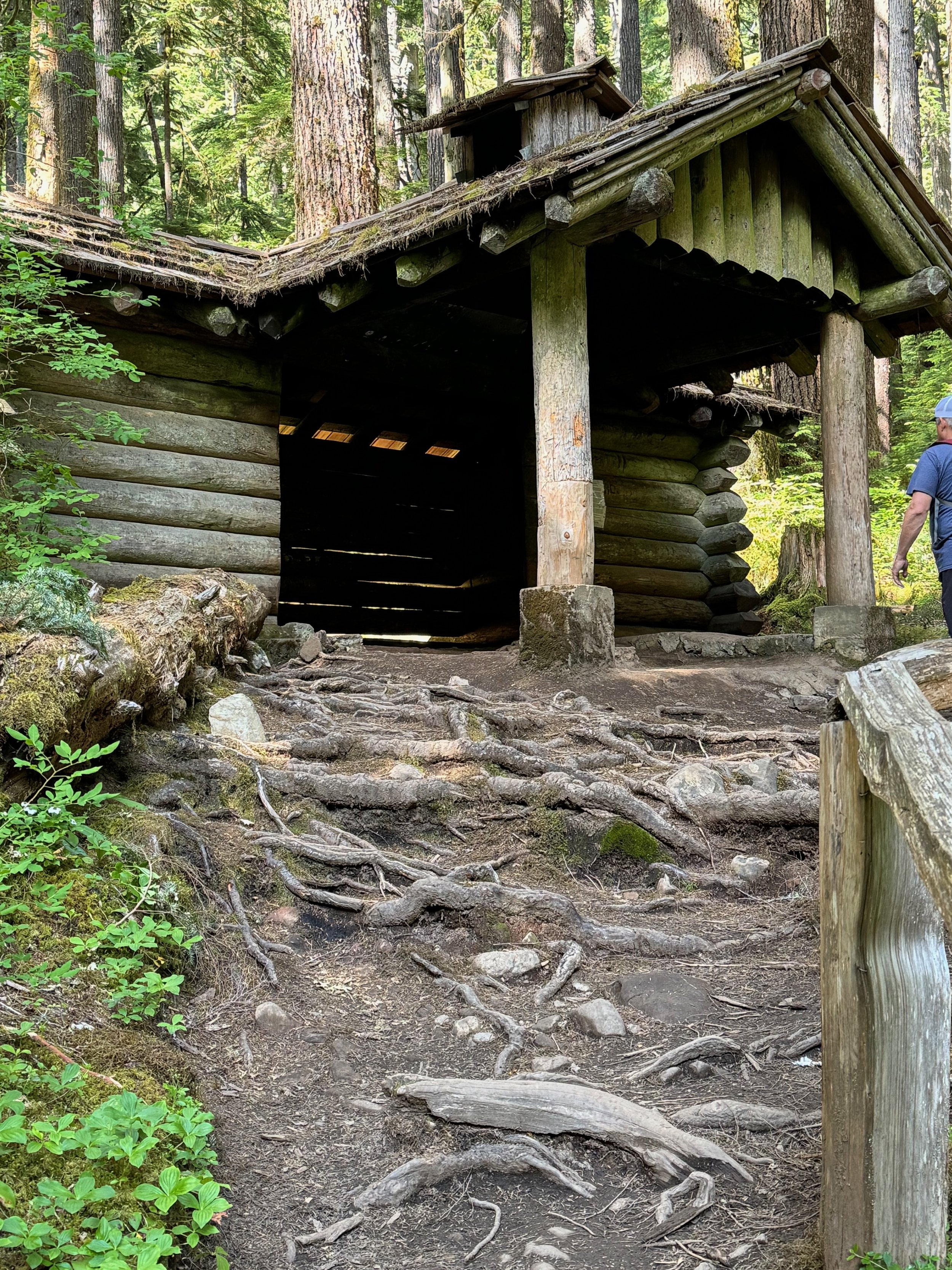 Built in 1939 by the Civilian Conservation Corps, the Canyon Creek a.k.a. Sol Duc Falls Shelter has been designated a National Historic Site - Sol Duc Falls Trail - Olympic National Park