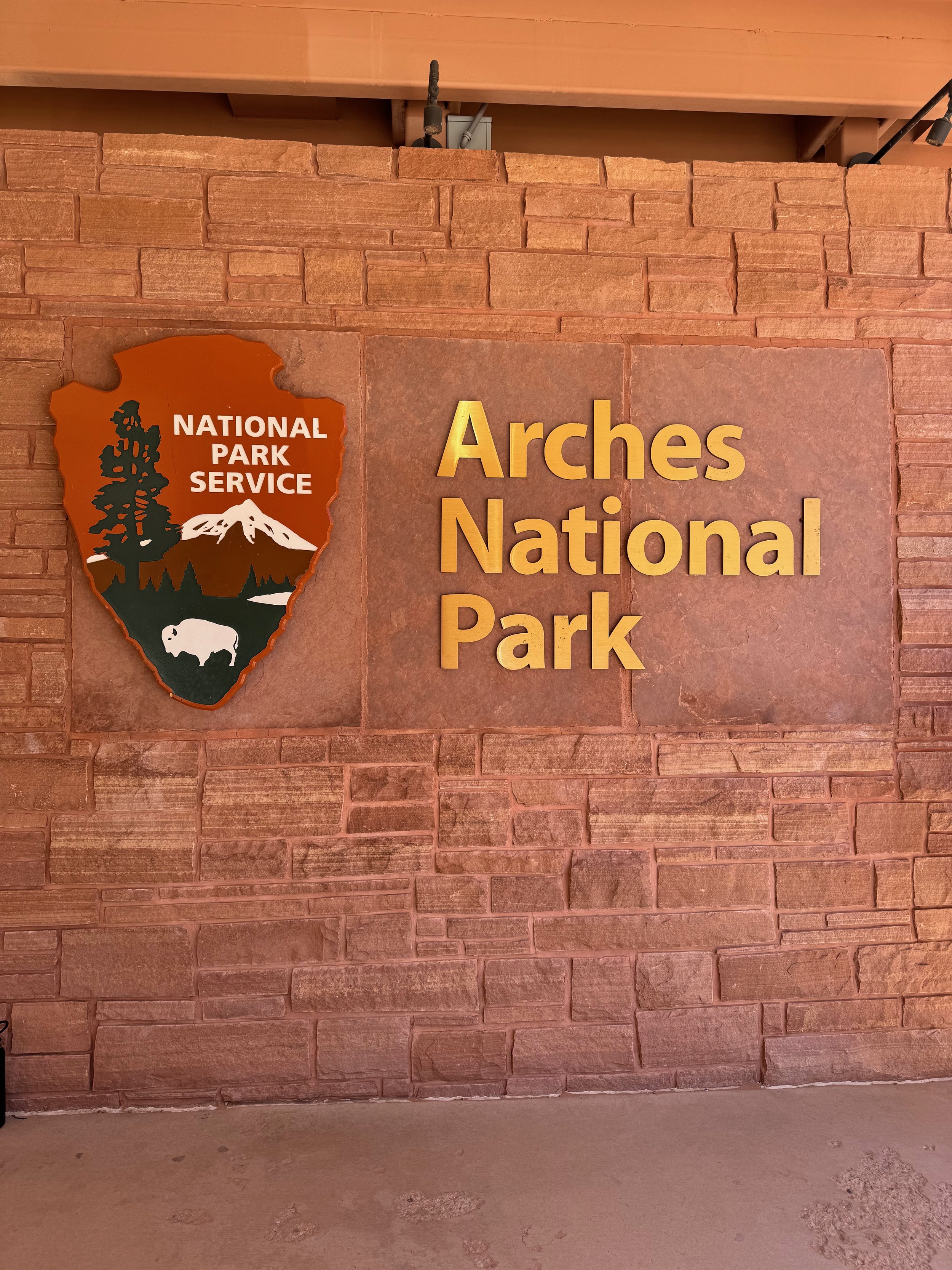 Because everyone loves the National Park Service signage!! Arches - Moab UT