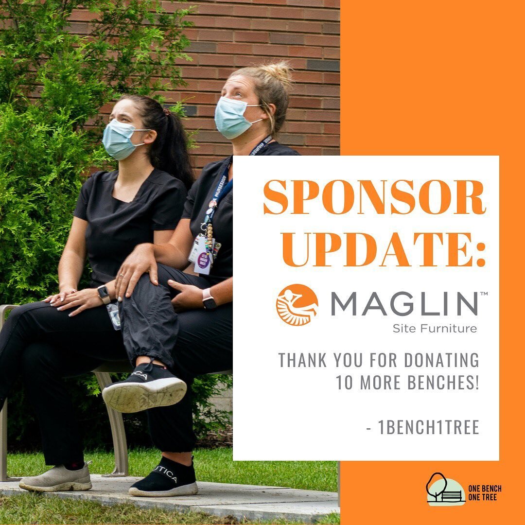 One Bench One Tree has some exciting news to share!

@maglinsitefurniture has committed to donating 10 benches for our 2022 site installations!

Thank you so much, Maglin, for being such a generous supporter throughout our journey. We appreciate all 