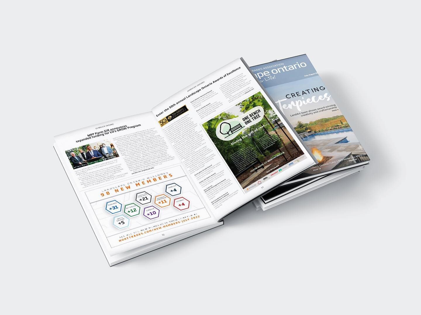 Check us out!

Thank you to Landscape Ontario for featuring One Bench One Tree in your latest magazine and spreading our mission further! To check out the full magazine, visit: https://horttrades.com/landscape-ontario-july-2022

Please consider givin