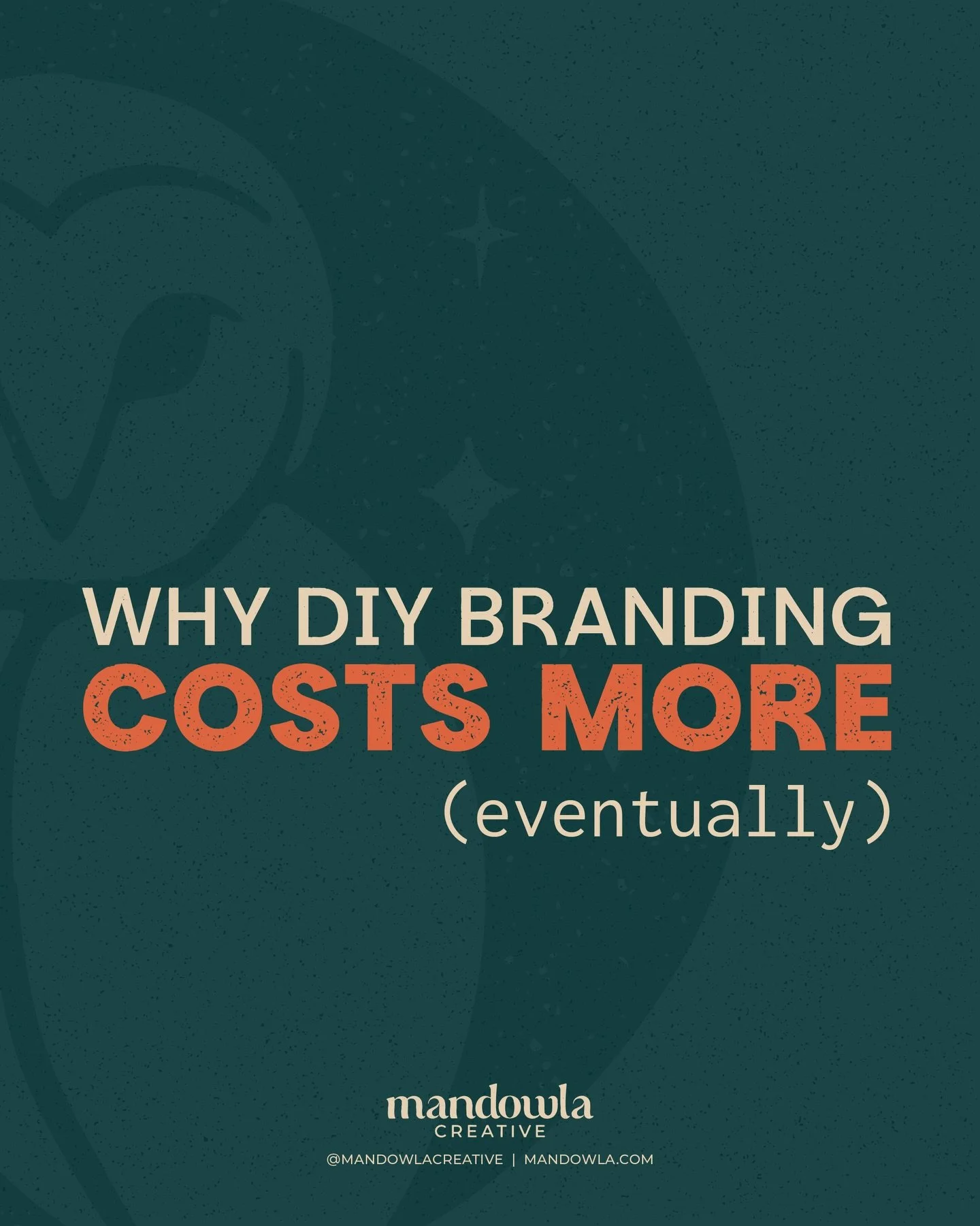 Let&rsquo;s talk about something most new business owners don&rsquo;t realize until it&rsquo;s too late:

DIY branding feels like a quick win&hellip; but it can end up costing you more in the long run.

Sure, it might save you a few dollars today. It