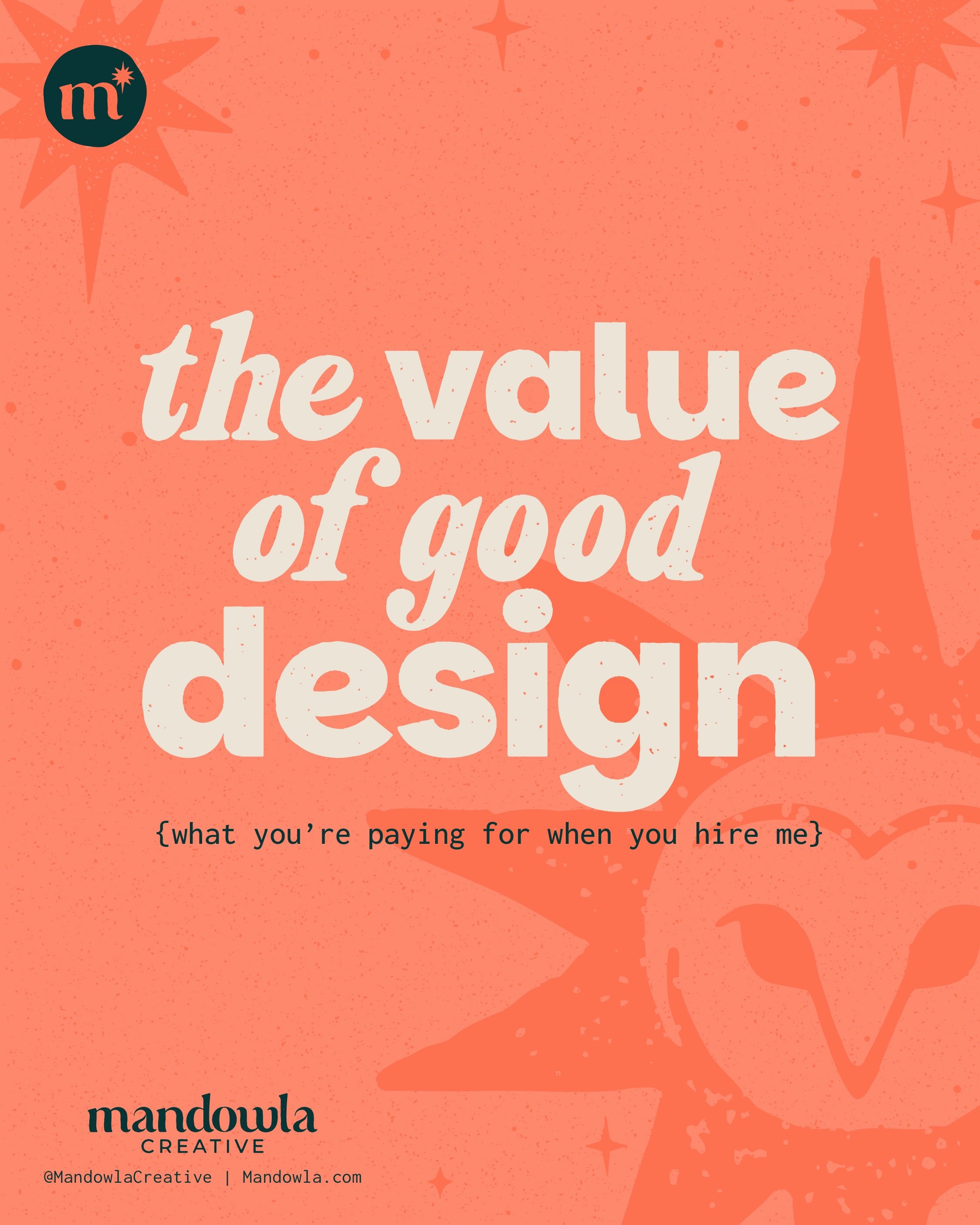I&rsquo;m not interested in being the cheapest designer on the market. I&rsquo;m interested in creating work that&rsquo;s actually worth your investment.

01. No AI. No shortcuts. Just actual creativity.

02. You work directly with me (so much simple