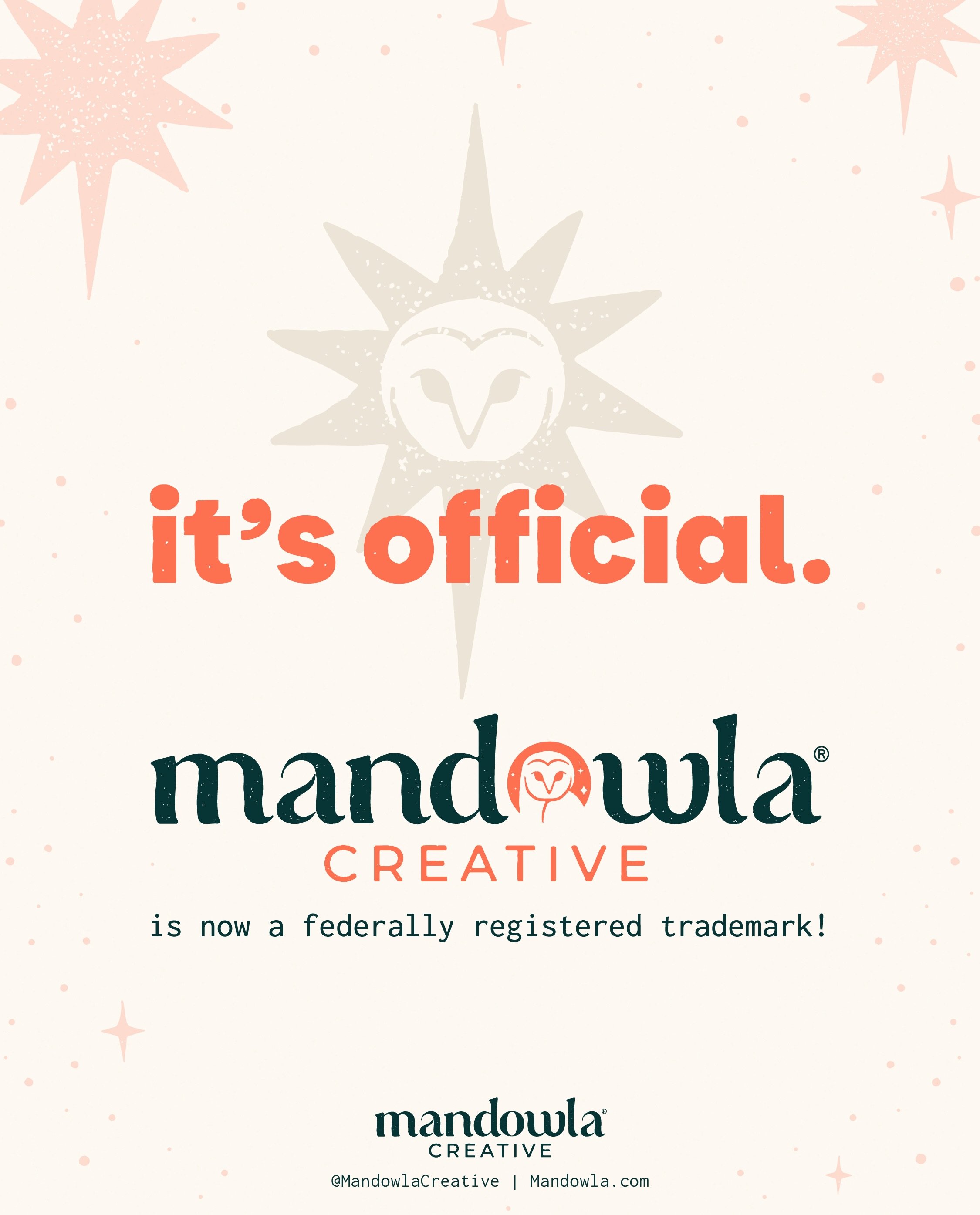 Mandowla Creative started (by accident, really) way back in 2008. I was a recent college grad, working as a studio artist at an agency while building my own portfolio on the side.

Back then, my business was simply &ldquo;a.mabe design,&rdquo; and I 