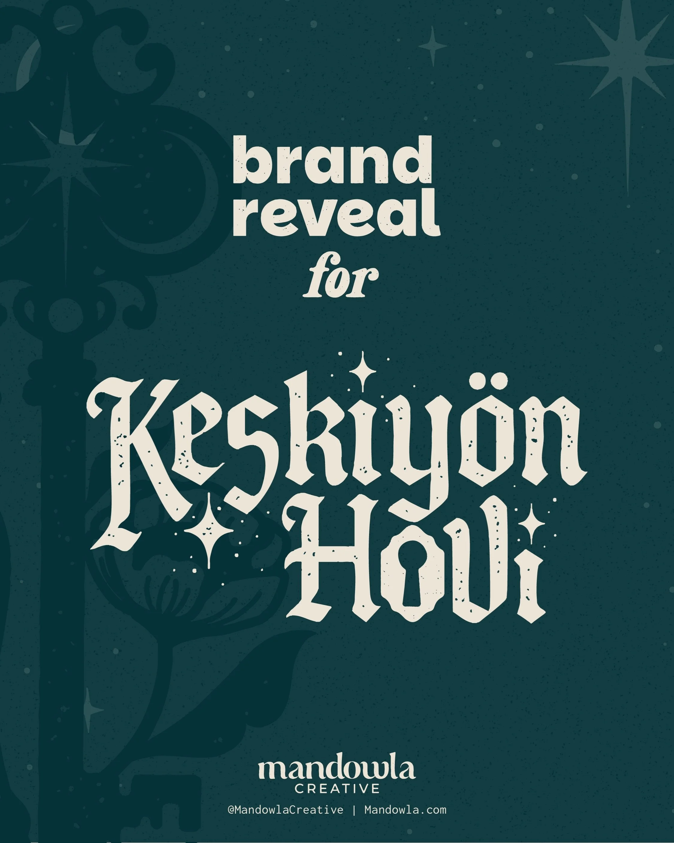 Keskiy&ouml;n Hovi, Finnish for &ldquo;Midnight Court,&rdquo; is an independent, story-driven perfume house where art meets a delightfully unruly imagination.

I had the pleasure of working with Natasha to bring this dreamy, mysterious brand identity