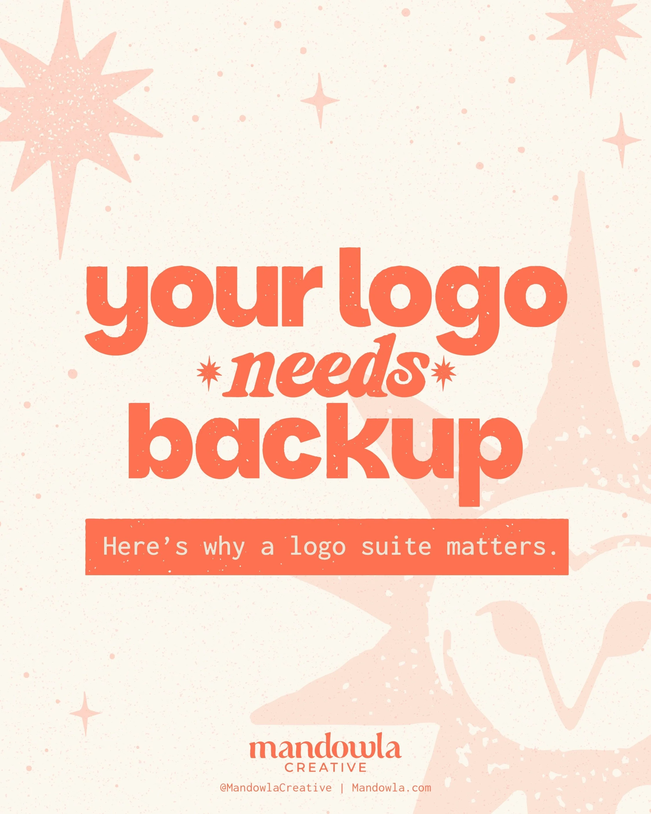 I&rsquo;ll say it again: your logo is NOT your brand. 
Your primary logo isn&rsquo;t going to work everywhere&hellip; trust me.

That&rsquo;s exactly why a well planned, thoughtfully designed logo suite is so important.

Ever tried squeezing your ful