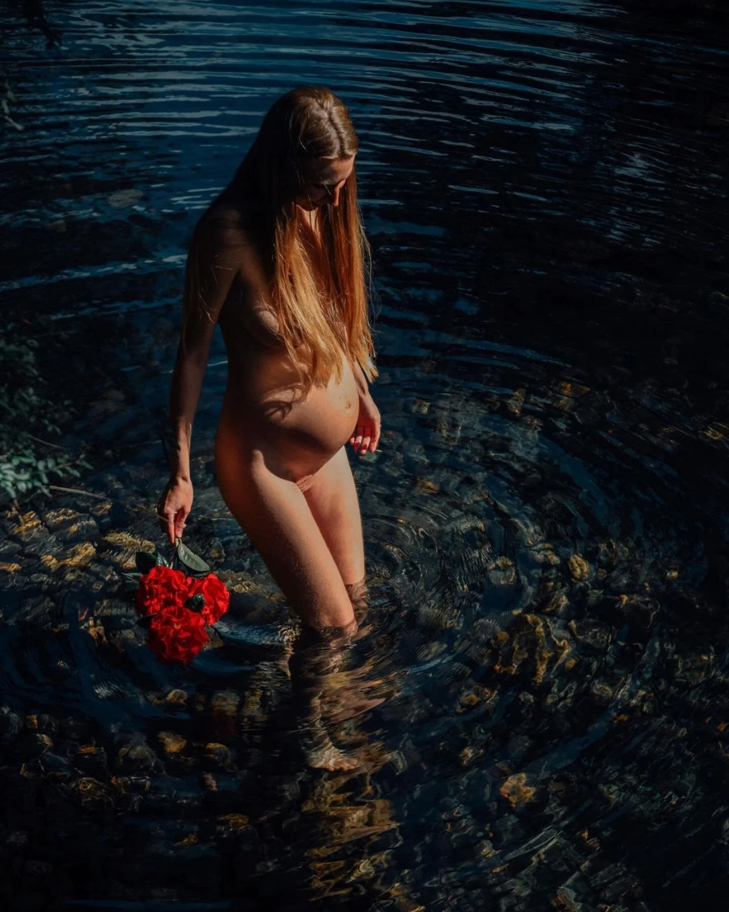 Full moon full bloom blessings 🌕✨ I&rsquo;ll be going offline for the next while to soften into the birth portal until we&rsquo;re ready to emerge with baby in our arms. 
Thank you community for holding us while we give our presence and devotion to 