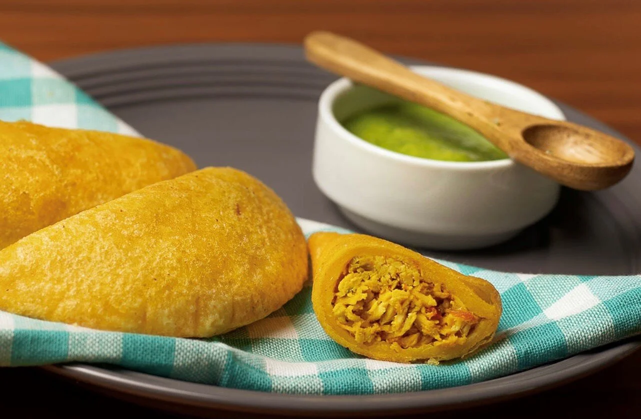 CHICKEN CON POLLO - chicken empanada without the heat