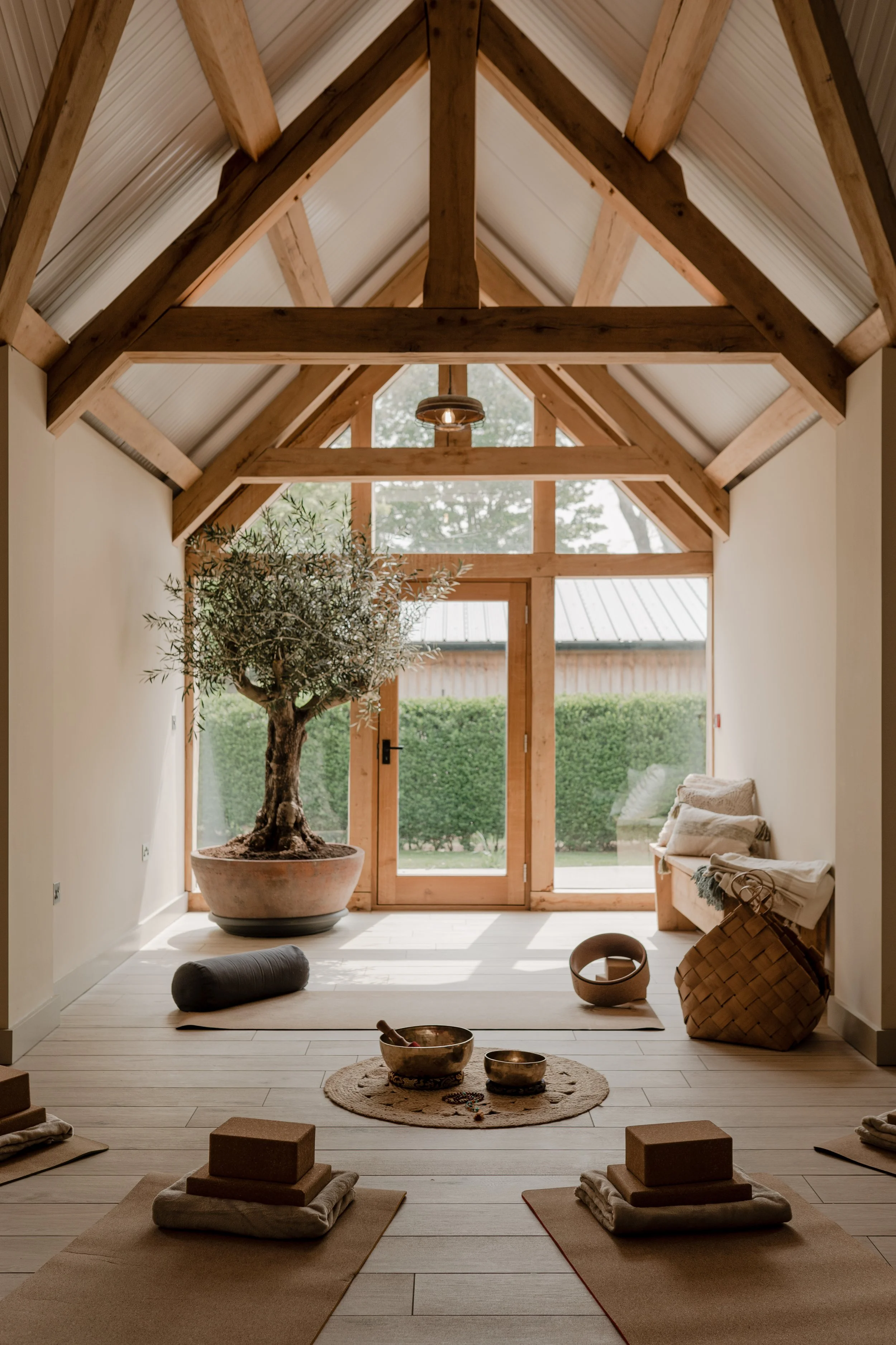 Our private yoga space