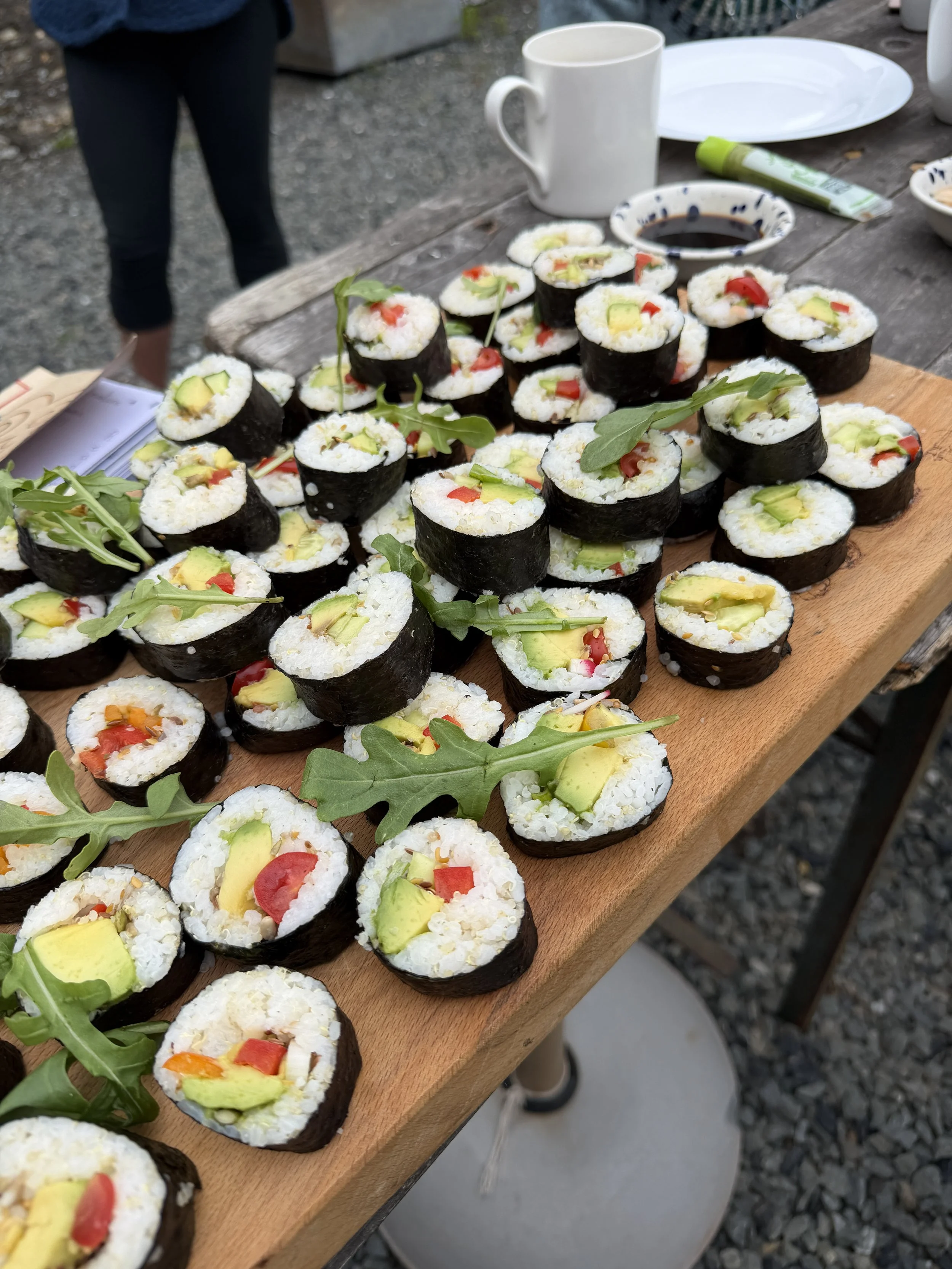 Vegan sushi - yummy!