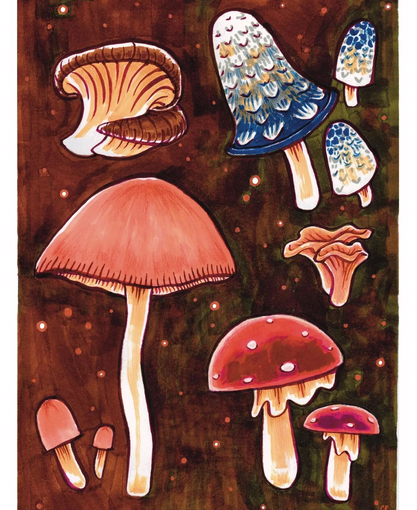 Posting autumn art to hold myself accountable - I WILL make autumn art this year!