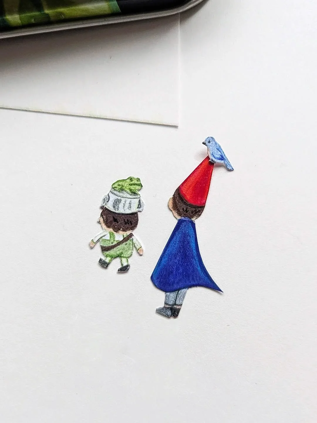 Sneak peak at more cut paper work, didn't get a good enough photo or video of the finished piece in time to post on Halloween 😭

#cutpaperart #overthegardenwall #fanart #fallvibes #illustration #artistsoninstagram #miniatureart