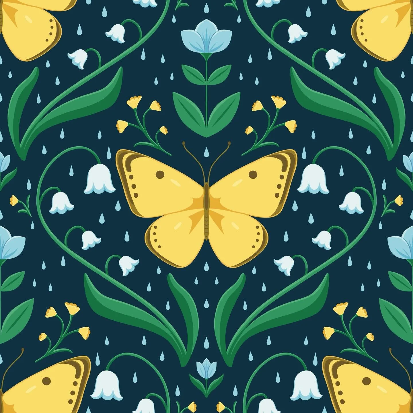 Rediscovering a love for pattern making and aiming to create some surface pattern design collections for 2026 💖

#surfacepatterndesign #artlicensing #spring