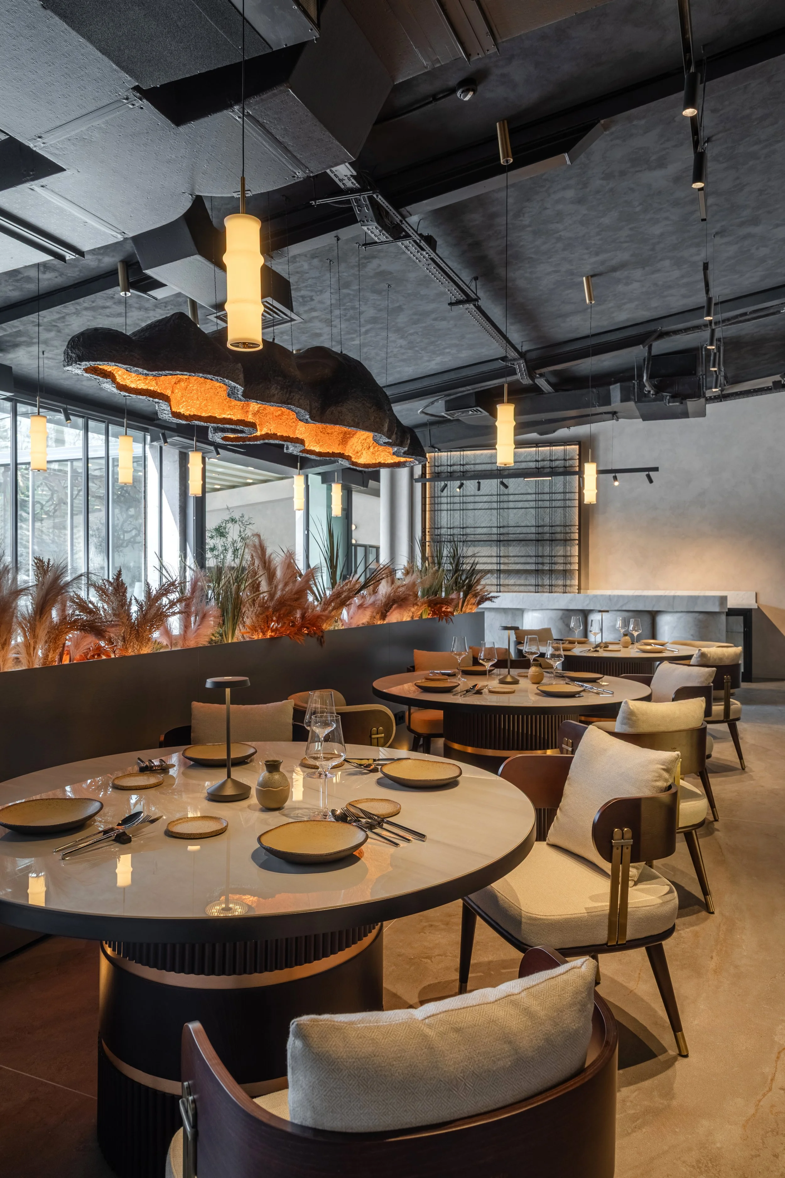 amenajare design interior restaurant aura herastrau pure-mess design