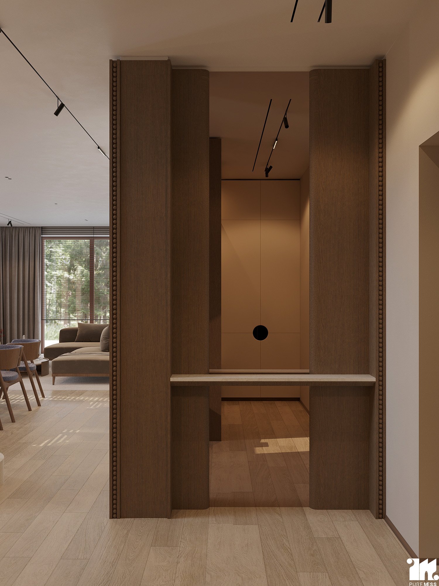 design interior hol intrare casa chiajna