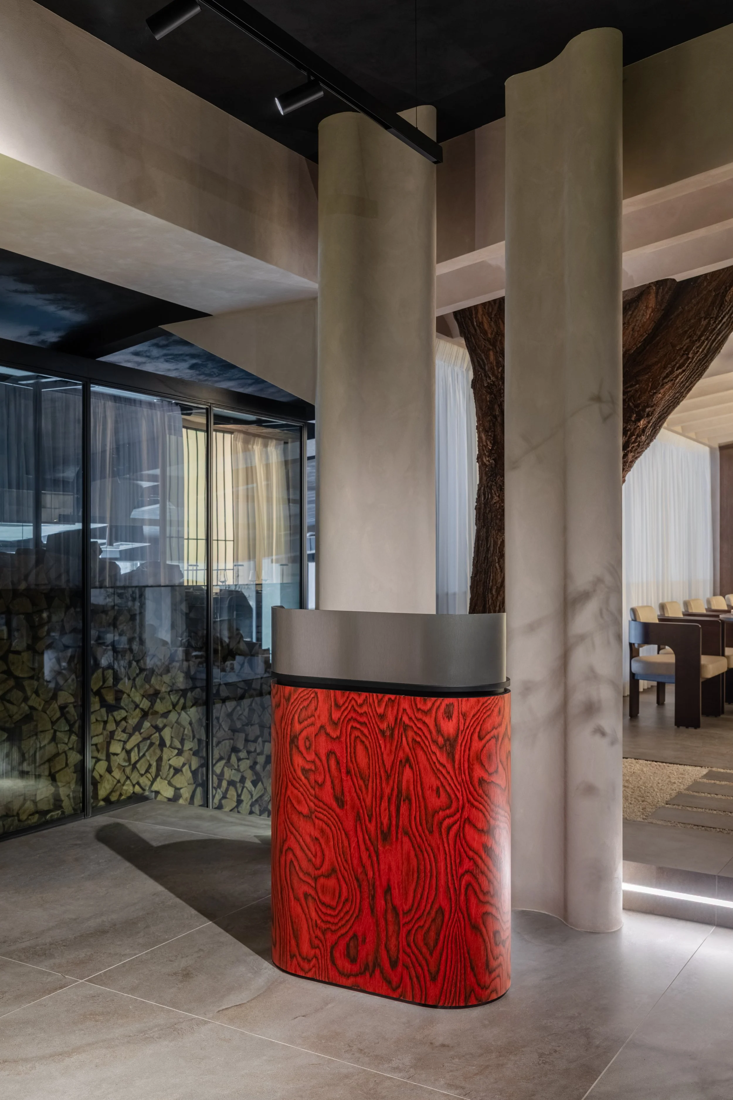 amenajare design interior restaurant aura herastrau pure-mess design