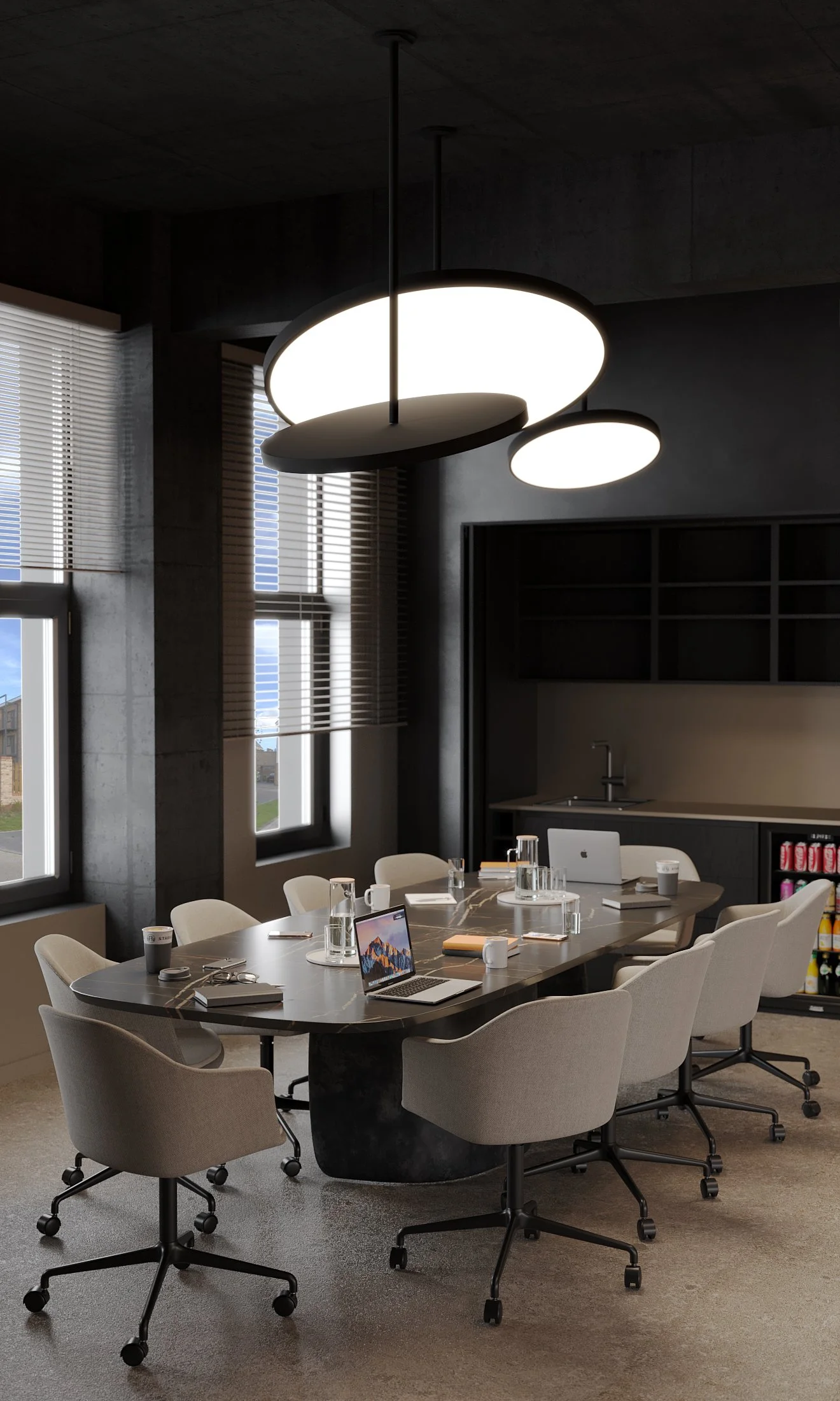 amenajare design interior sala meeting pen venture radauti