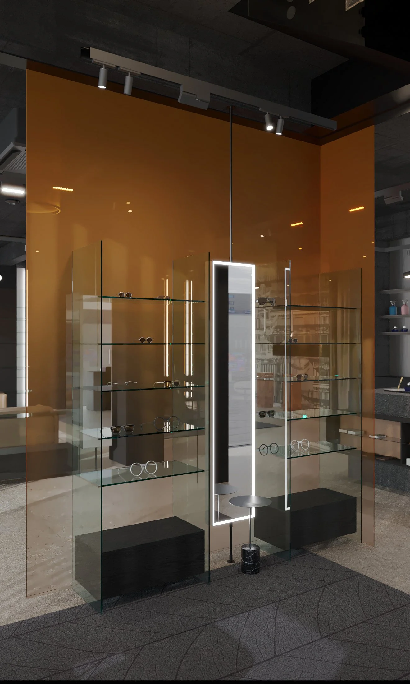 amenajare showroom ochelari pen venture radauti