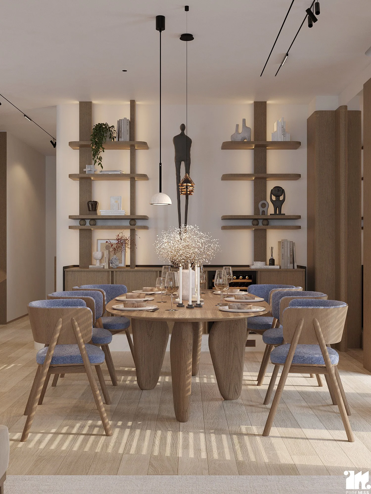 design interior dining deschis casa chiajna