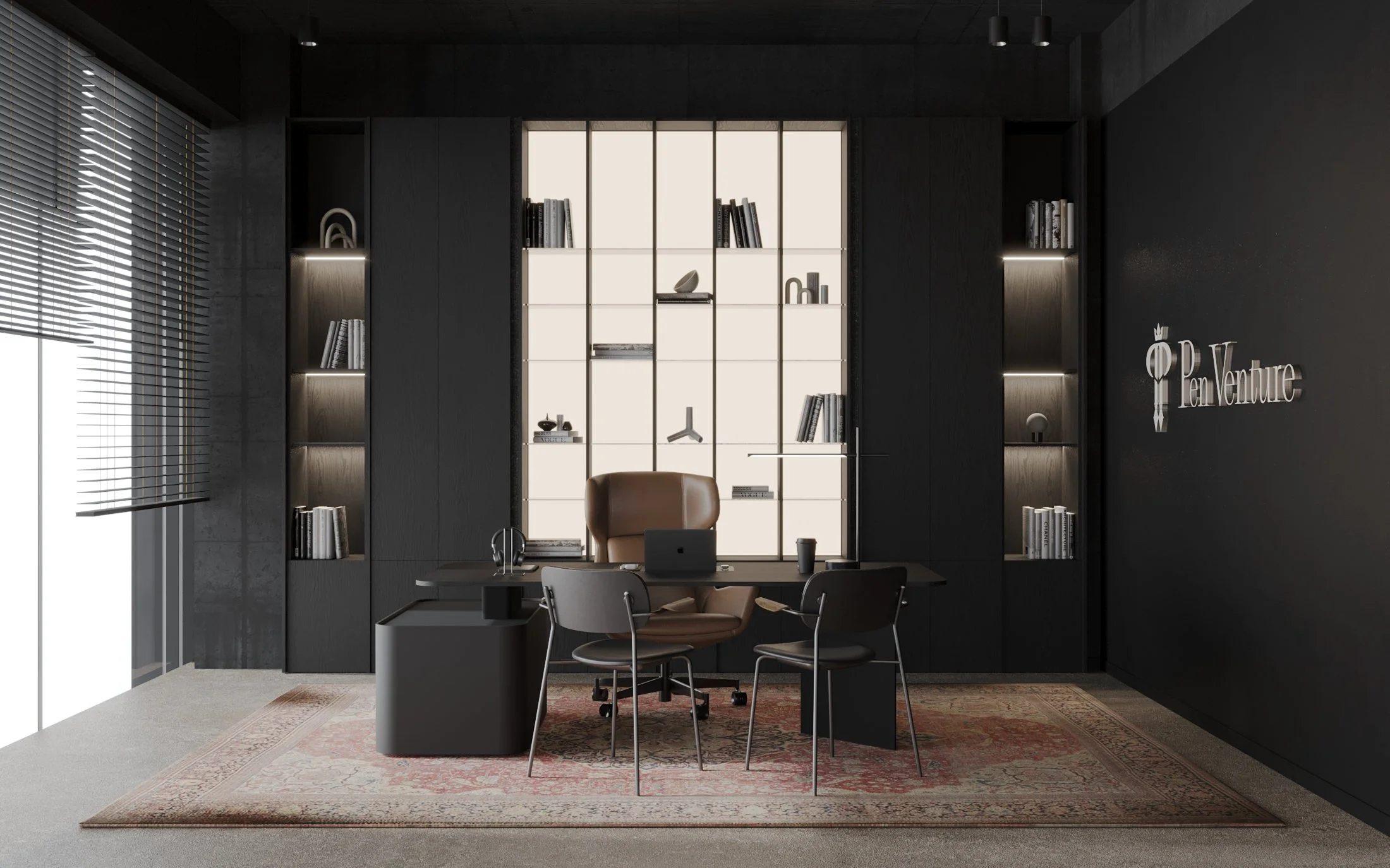 amenajare design interior birou executiv CEO pen venture radauti 