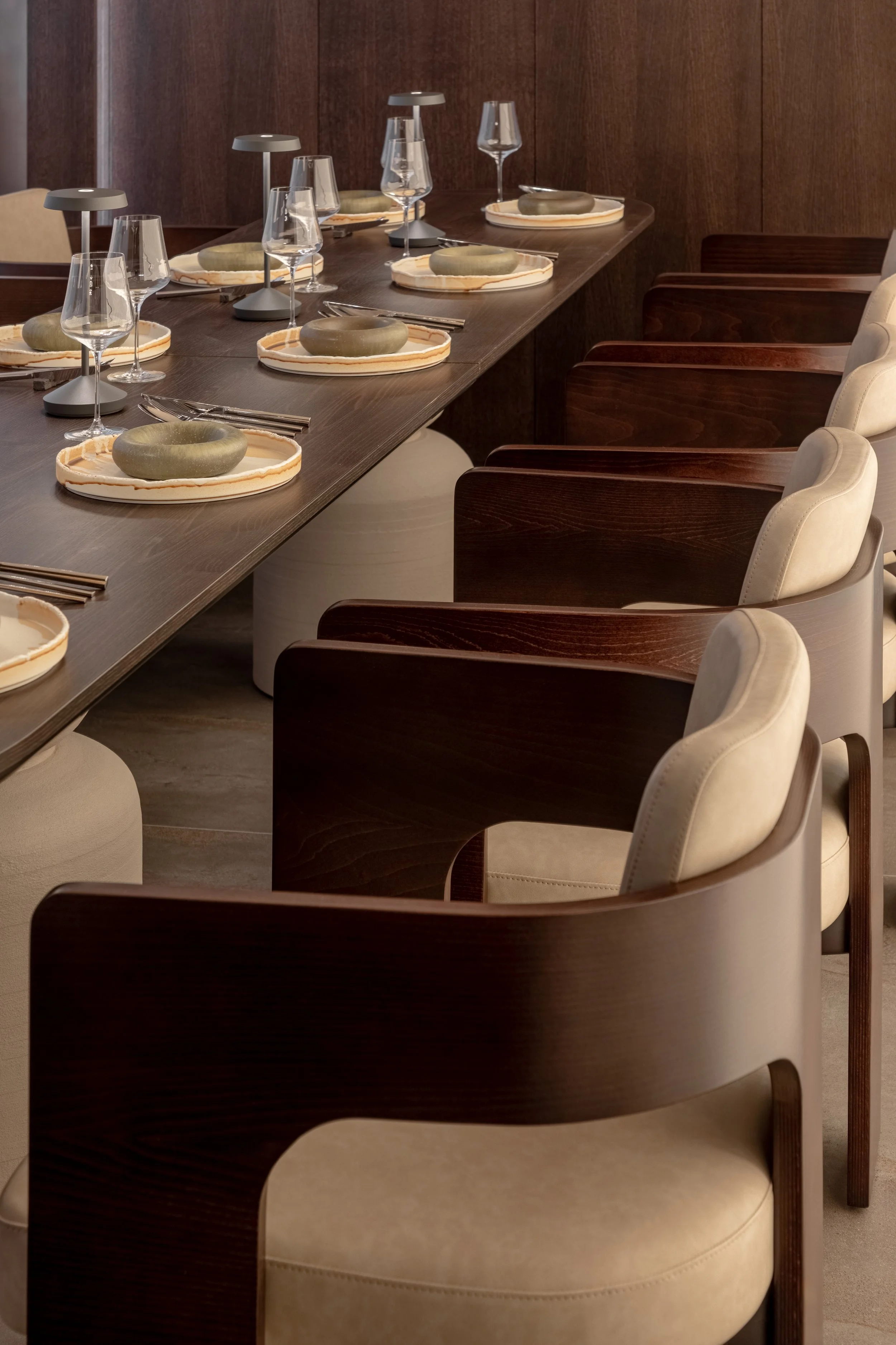 amenajare design interior restaurant aura herastrau pure-mess design