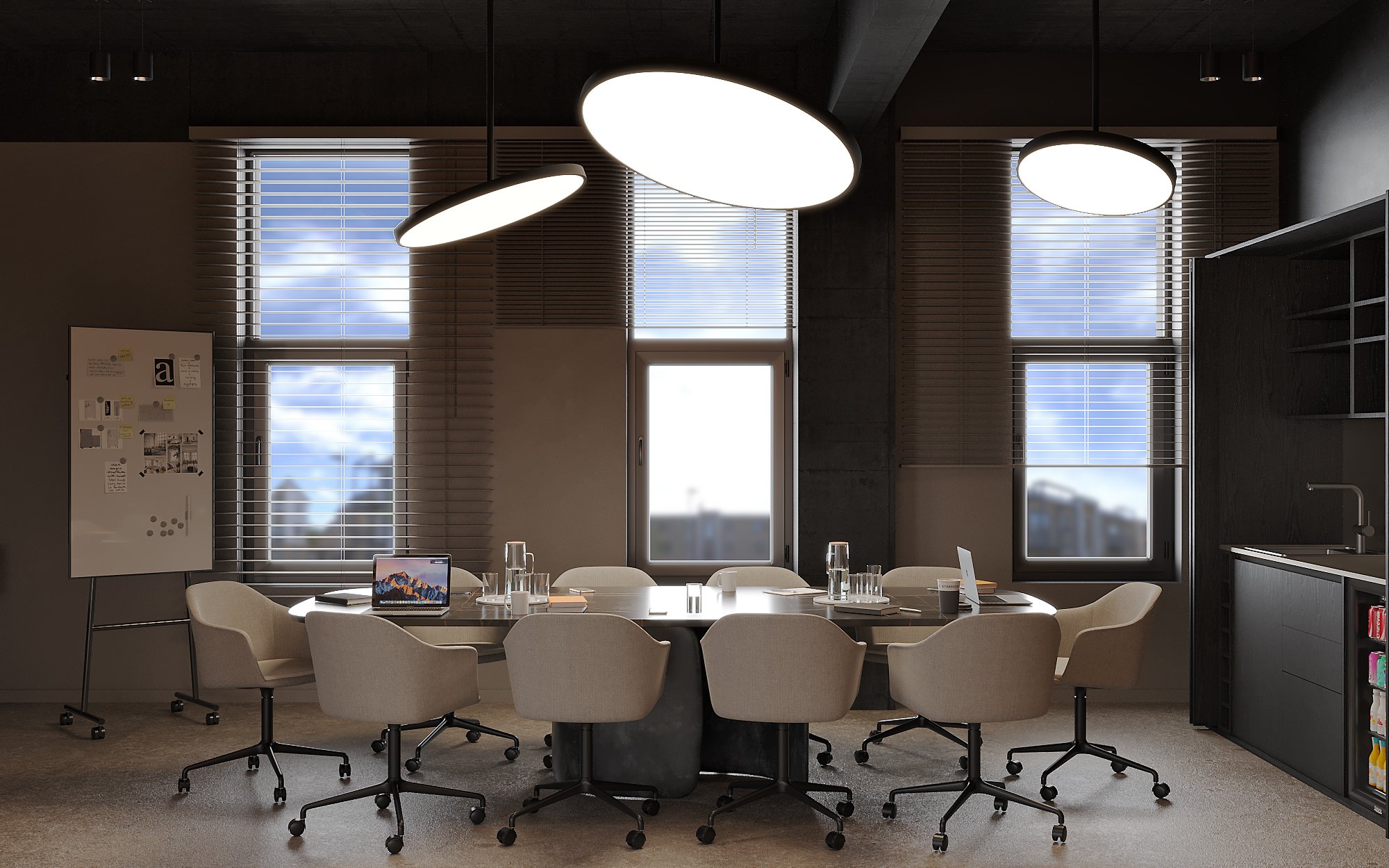amenajare design interior sala meeting pen venture radauti