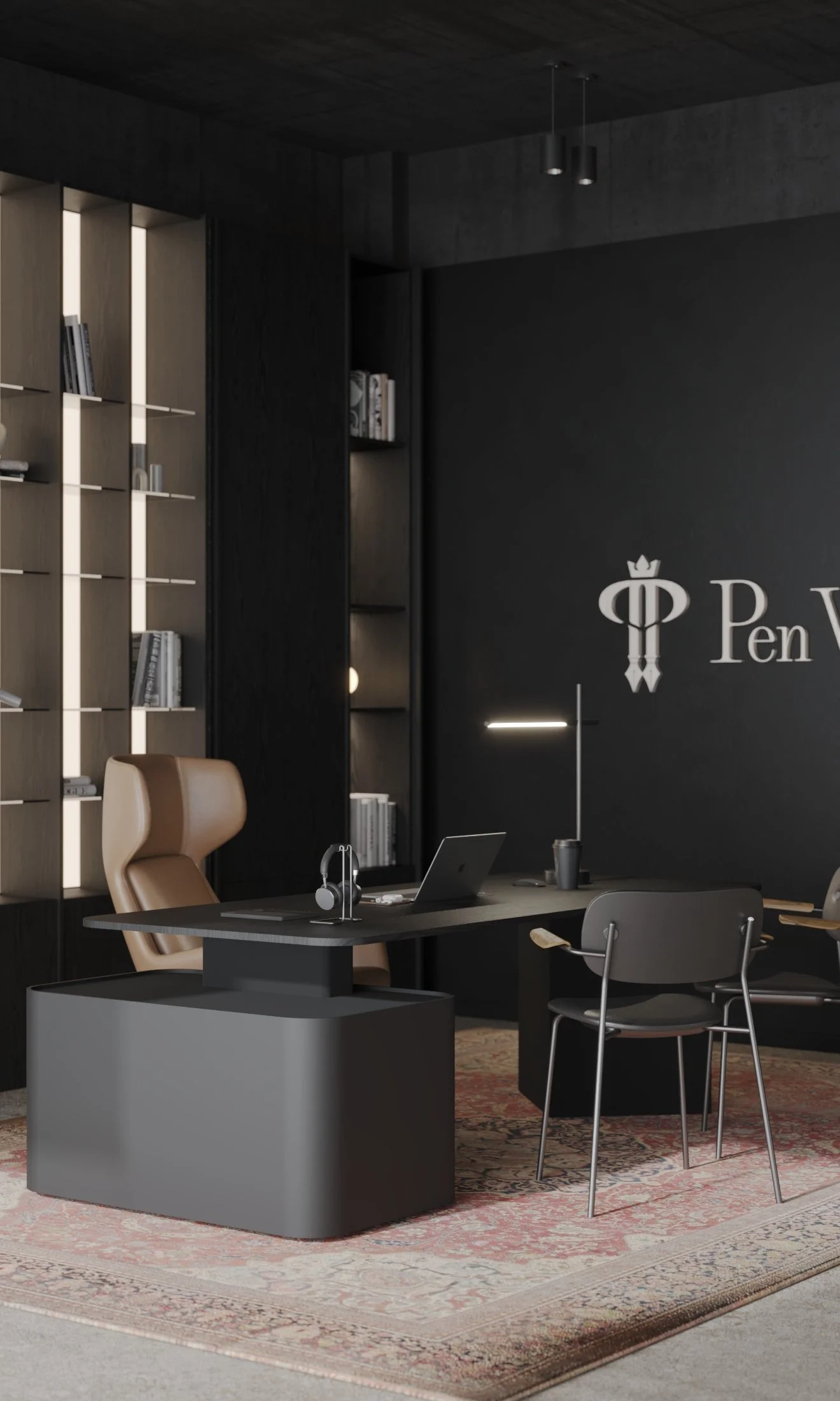 amenajare design interior birou executiv CEO pen venture radauti 