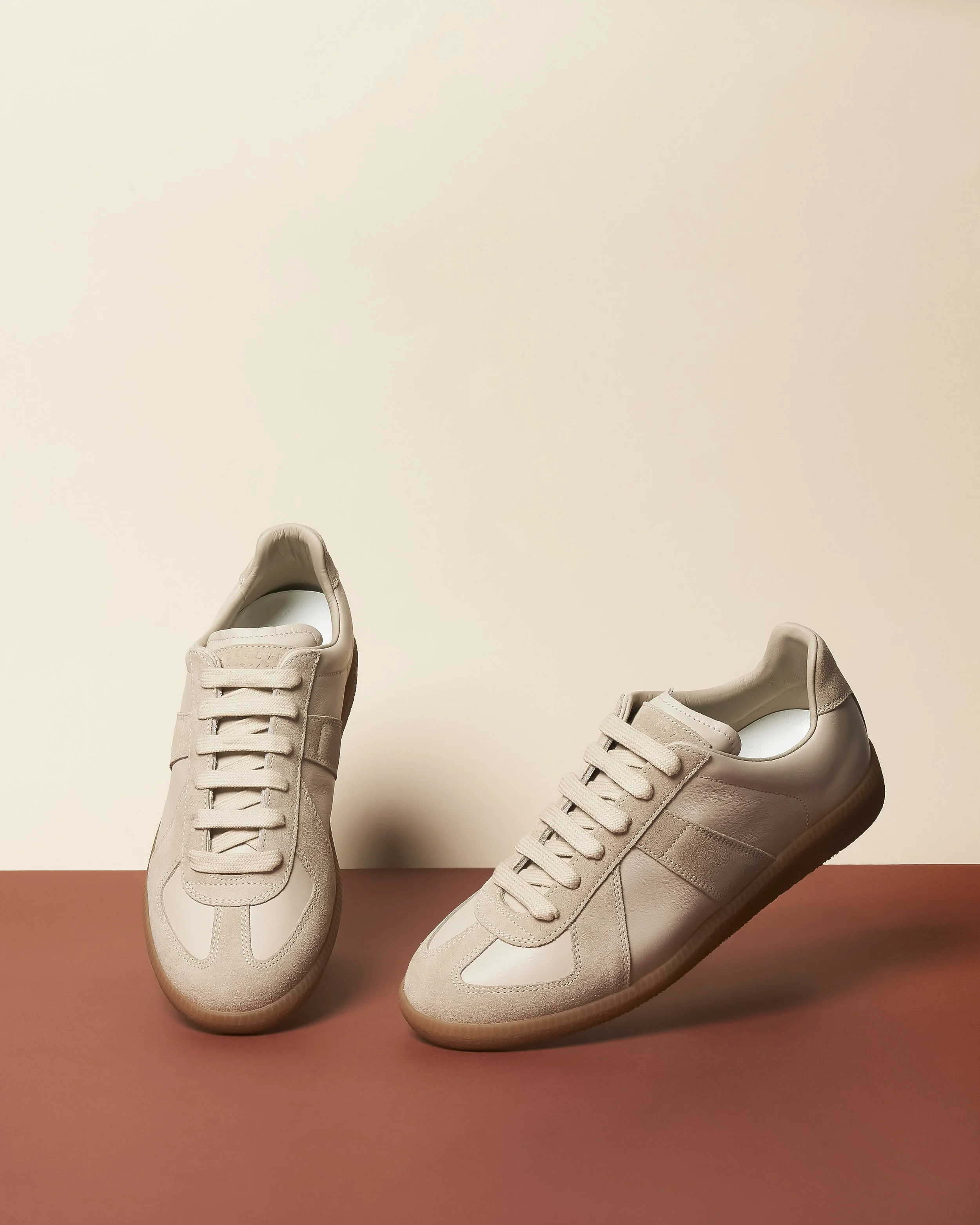 Replica Leather Sneaker in Lamb_Papyrus - POST 1.jpg