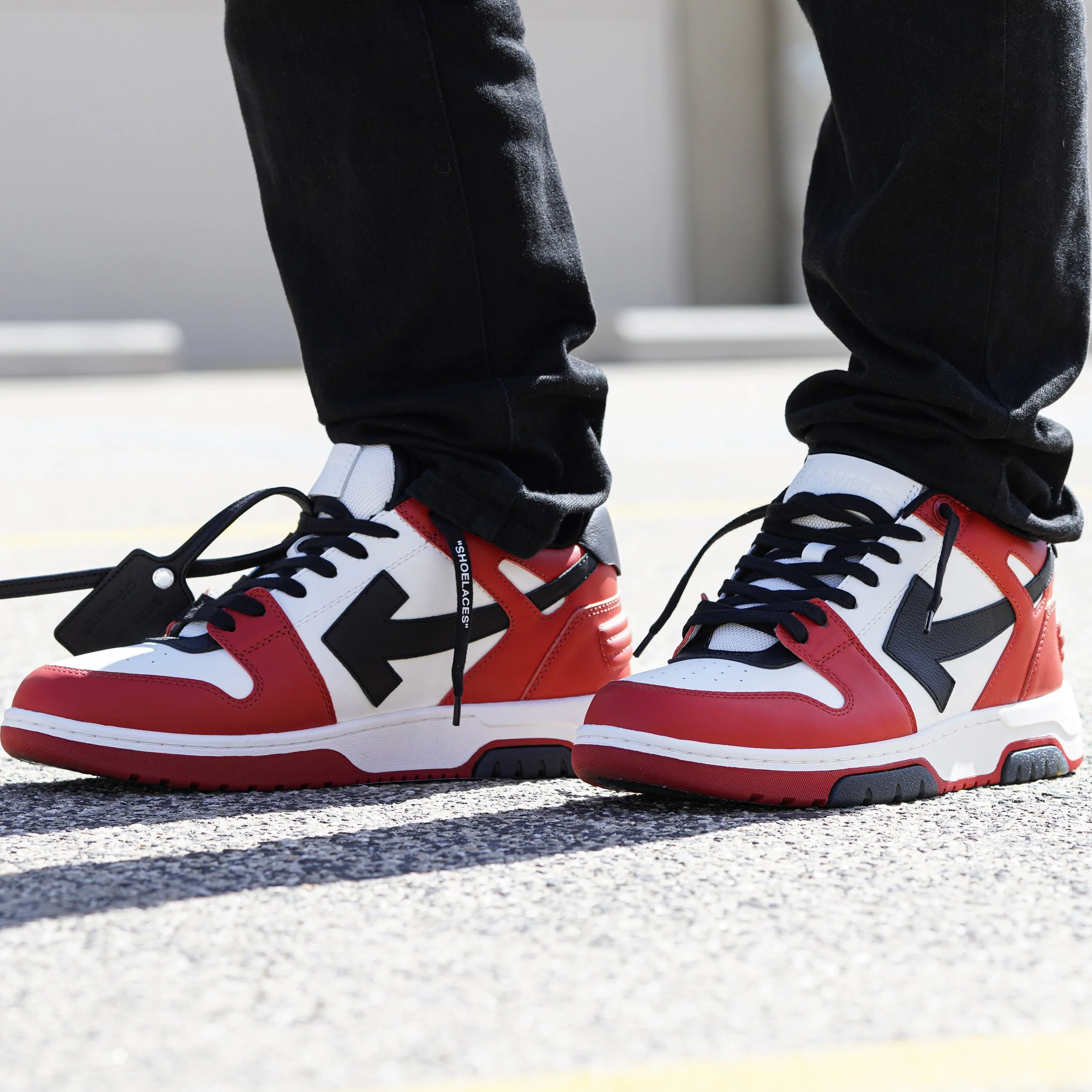 Out Of Office Leather Sneaker in Red:Black - POST 3.jpg