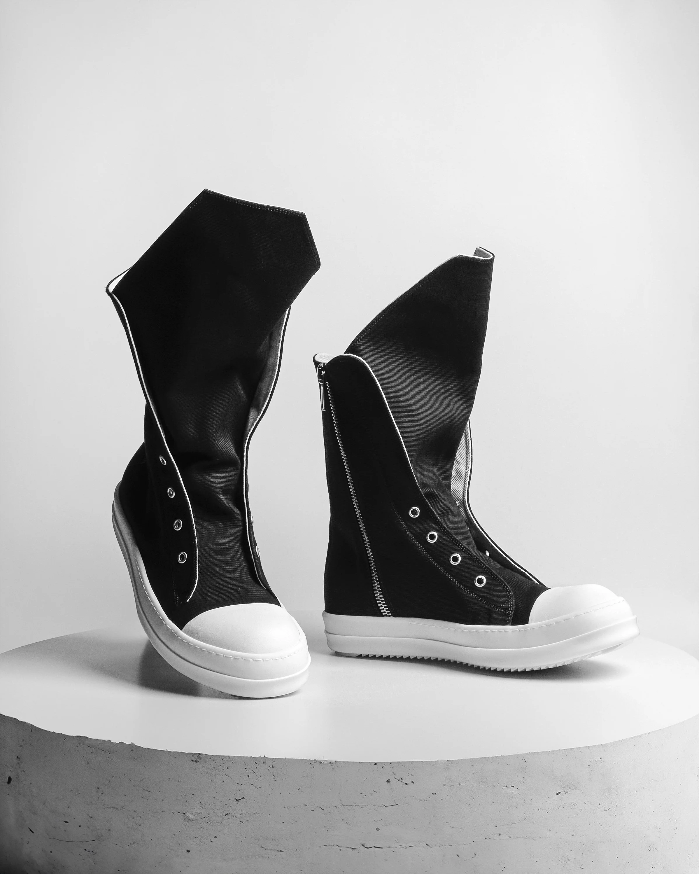 Boot Sneaker in Black:Milk - POST 1.jpg