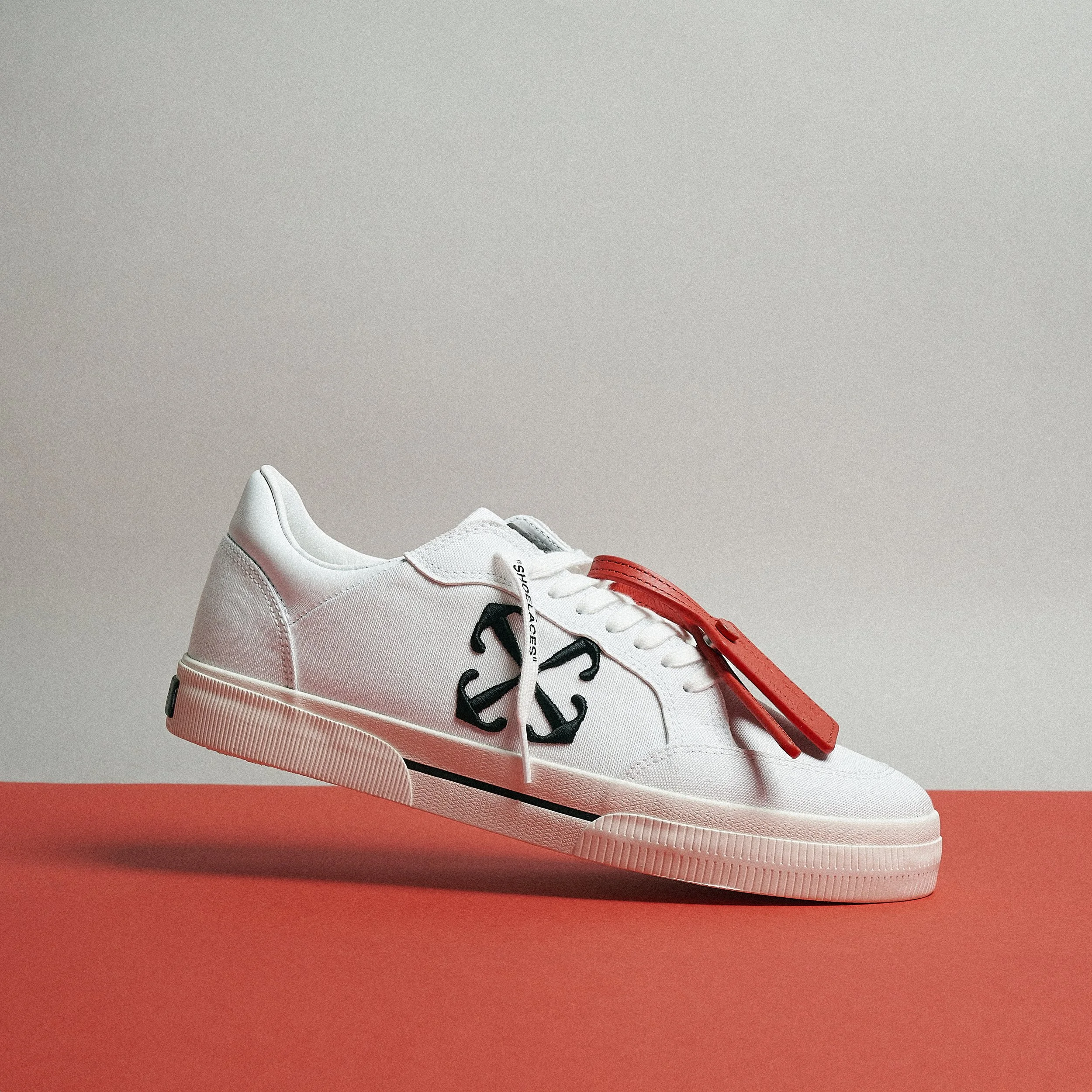 New Low Vulcanized Canvas Sneaker in White:Black - POST 1.jpg
