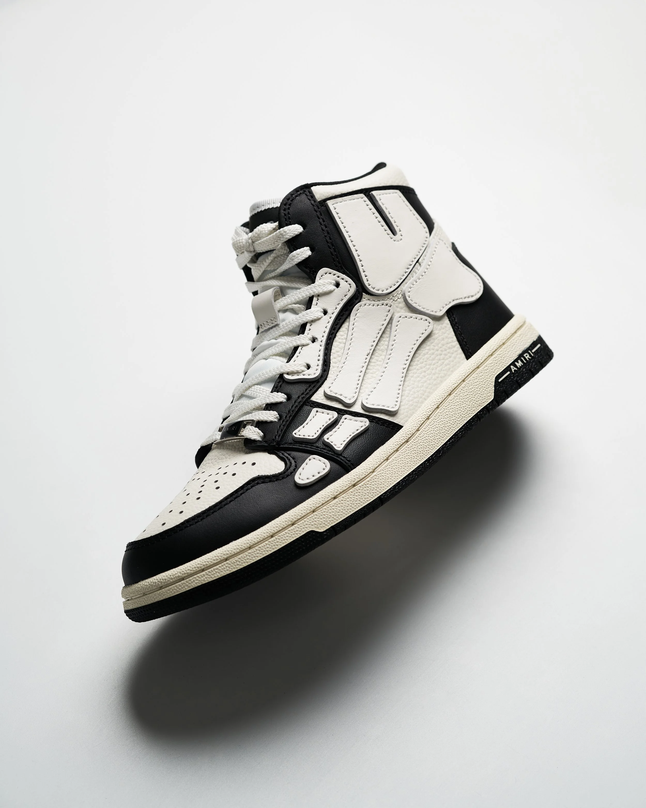 Skeleton Top High Sneaker in Black:White - POST 2.jpg
