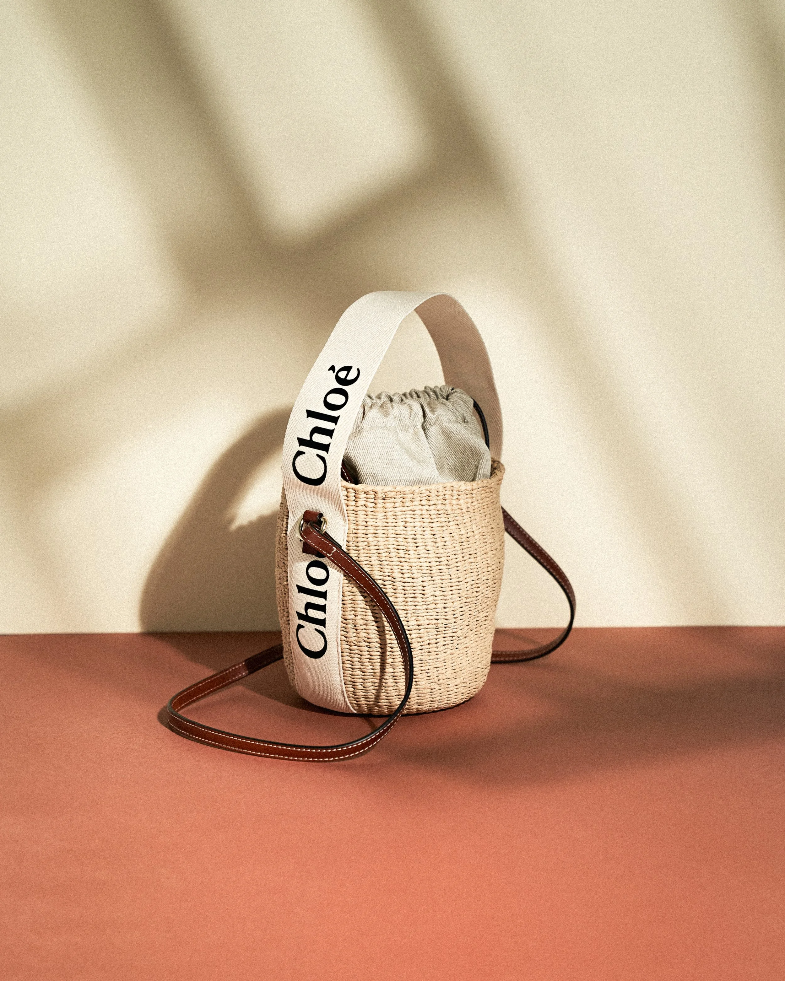 Small Woody Basket Shoulder Bag in White - POST 1.jpg