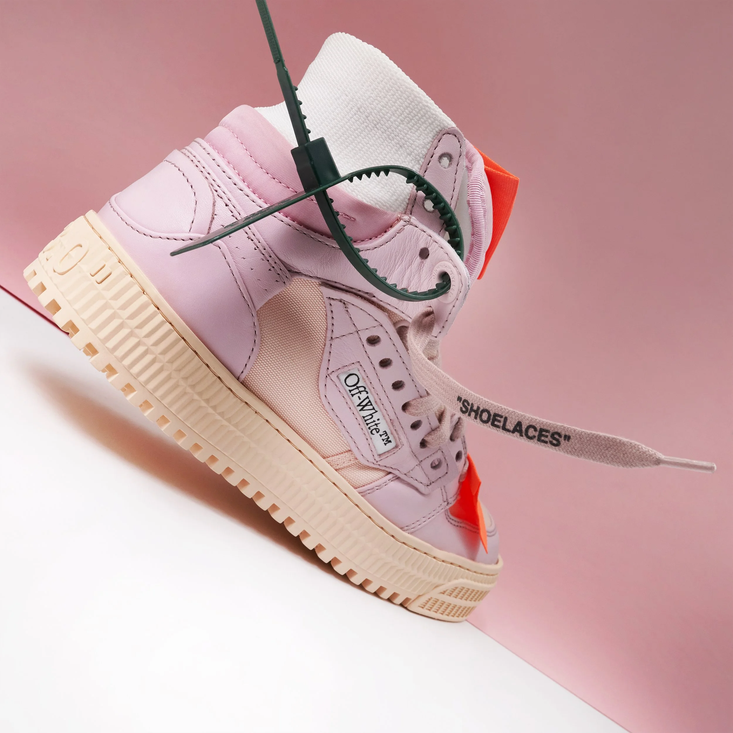 3.0 Off Court Leather Sneakers in Pink - POST 2.jpg