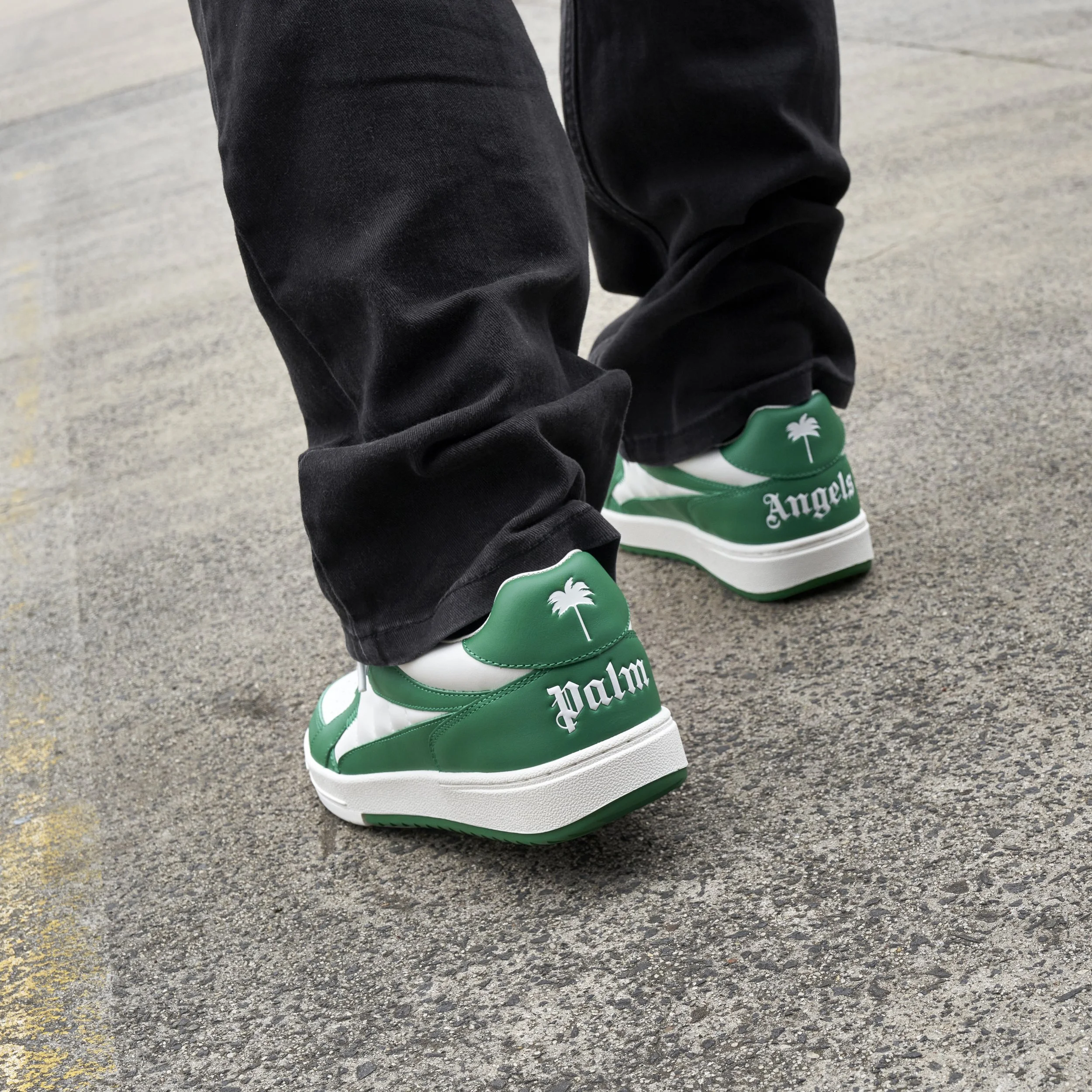 Palm University Lace-up Sneaker in White:Green - POST 5.jpg
