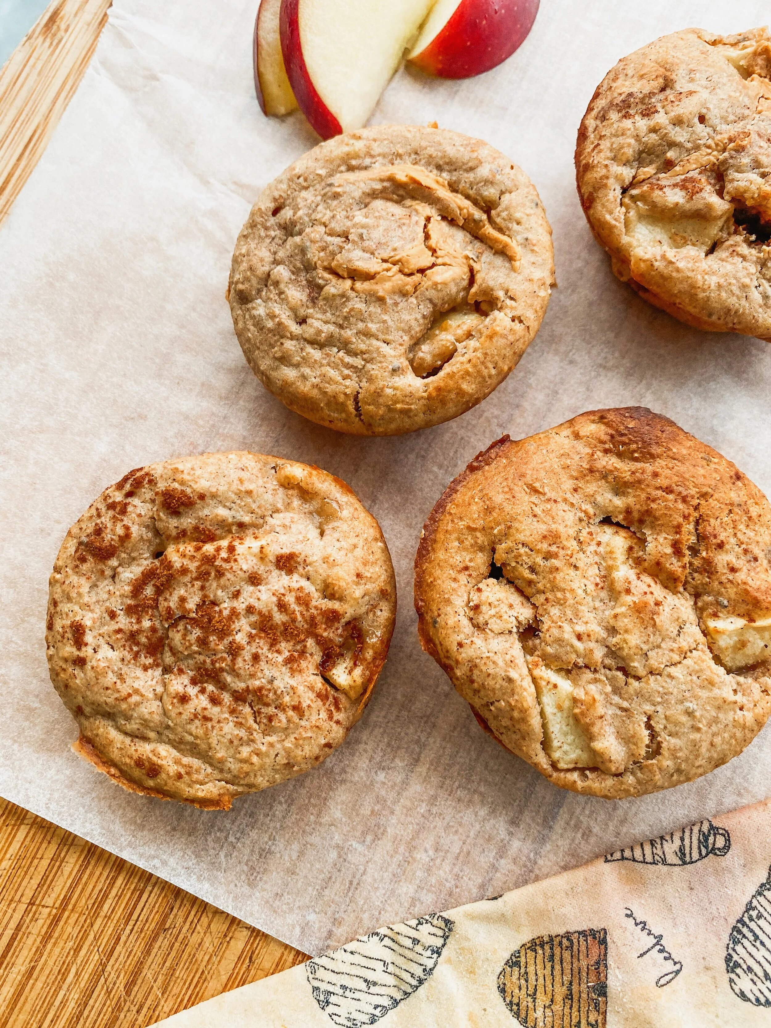 Each muffin contains just 7g of sugar. Perfect to prep for the week.