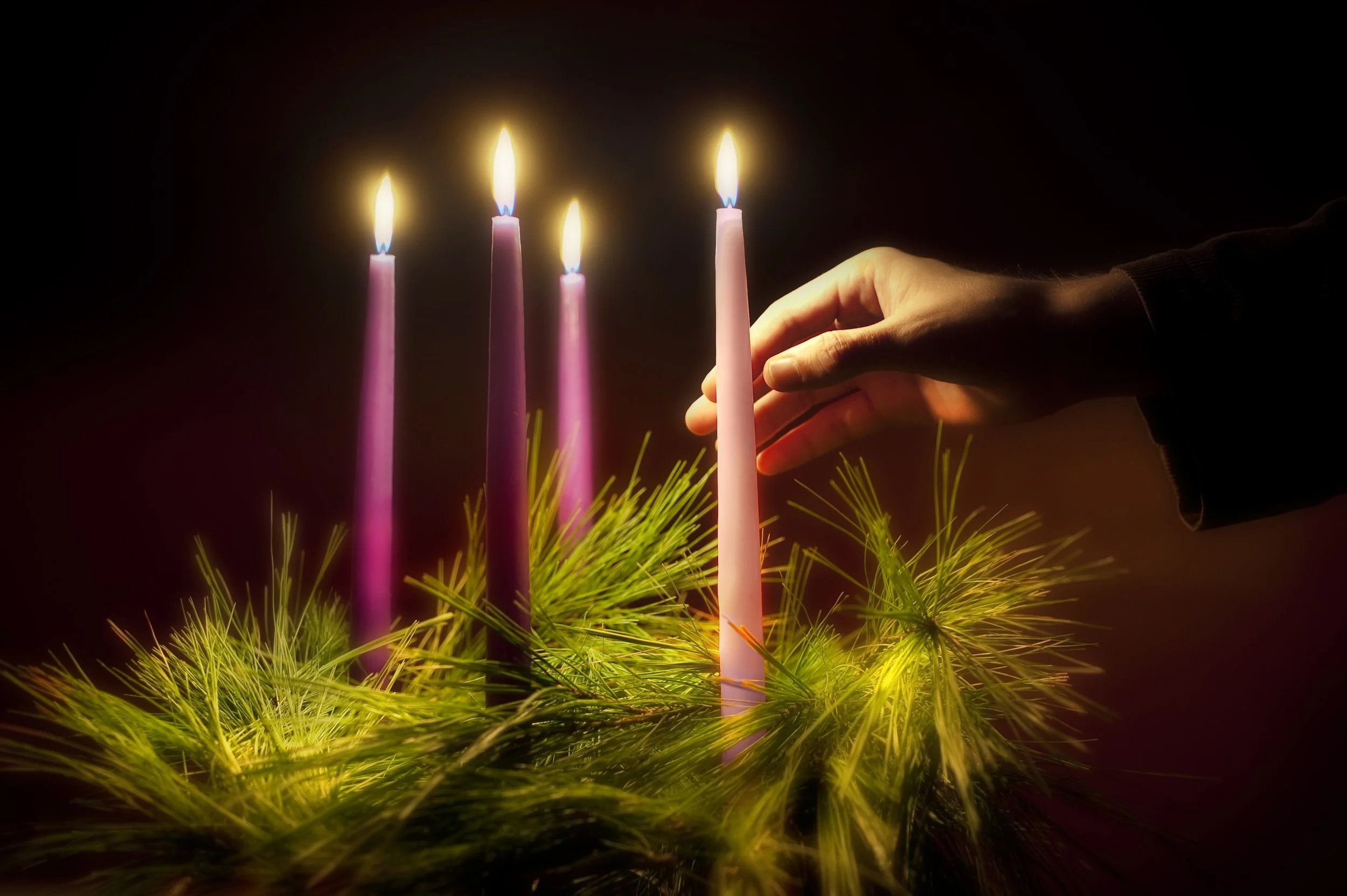 The Four Candles of Advent