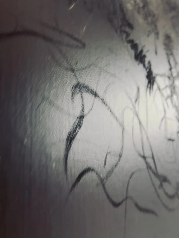 Into the Void
122 x 91cm 
Acrylic and charcoal on canvas
.
.
#black #painting #void
#kostaspapakostas