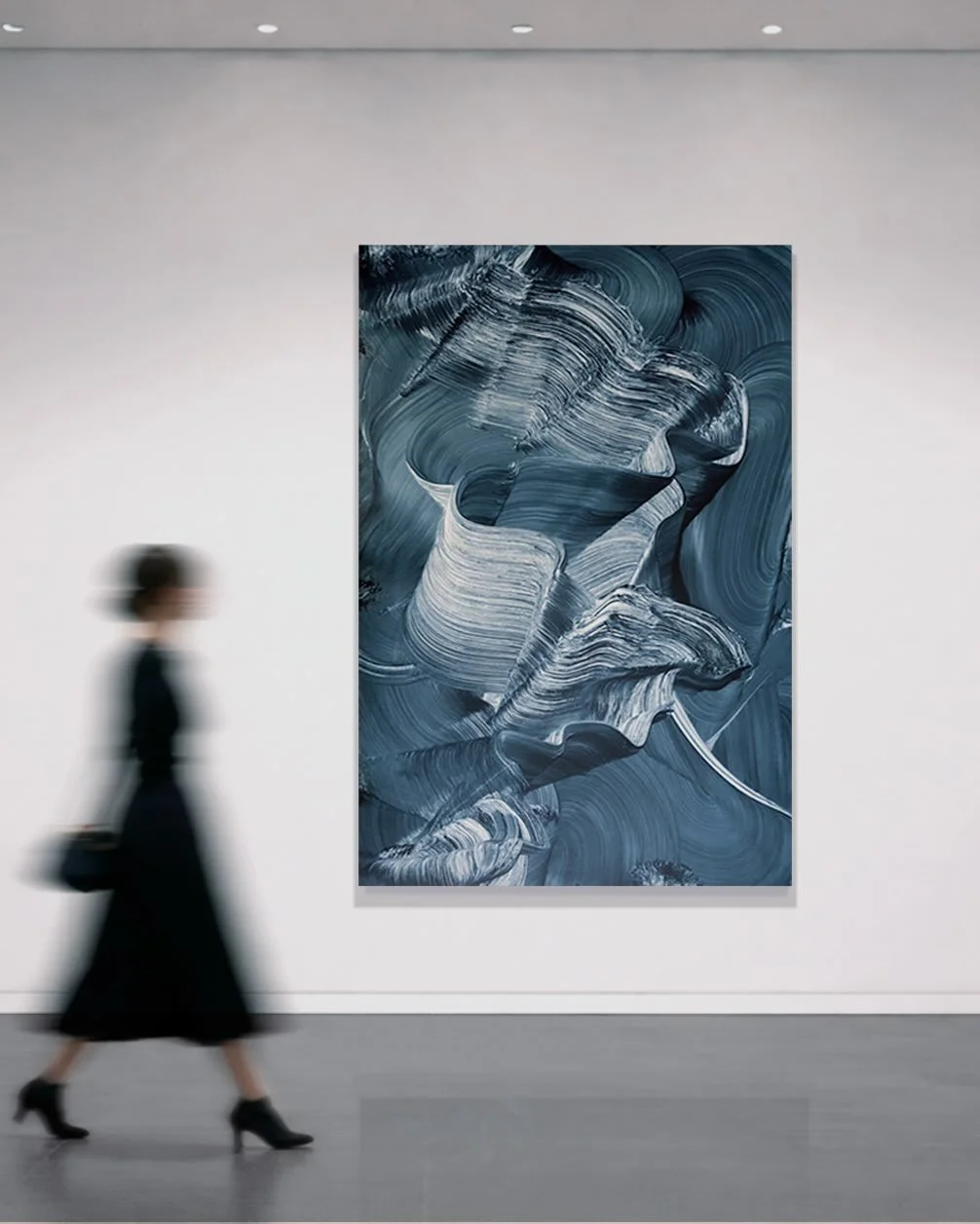 &lsquo;Unhinged&rsquo; 2021

The Paradox of Control
&ldquo;Unhinged succeeds because it avoids the trap of decorative abstraction. There is an inherent violence in the way the paint is dragged across the surface, yet the resulting curves are elegantl